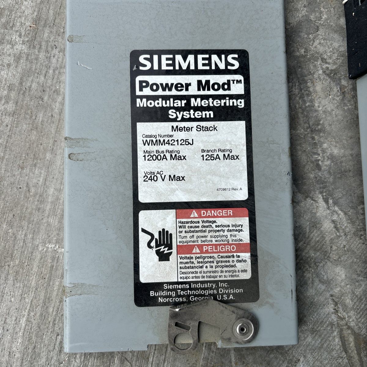 Siemens MM42125J Power Mod Modular Metering System 125 Amp5