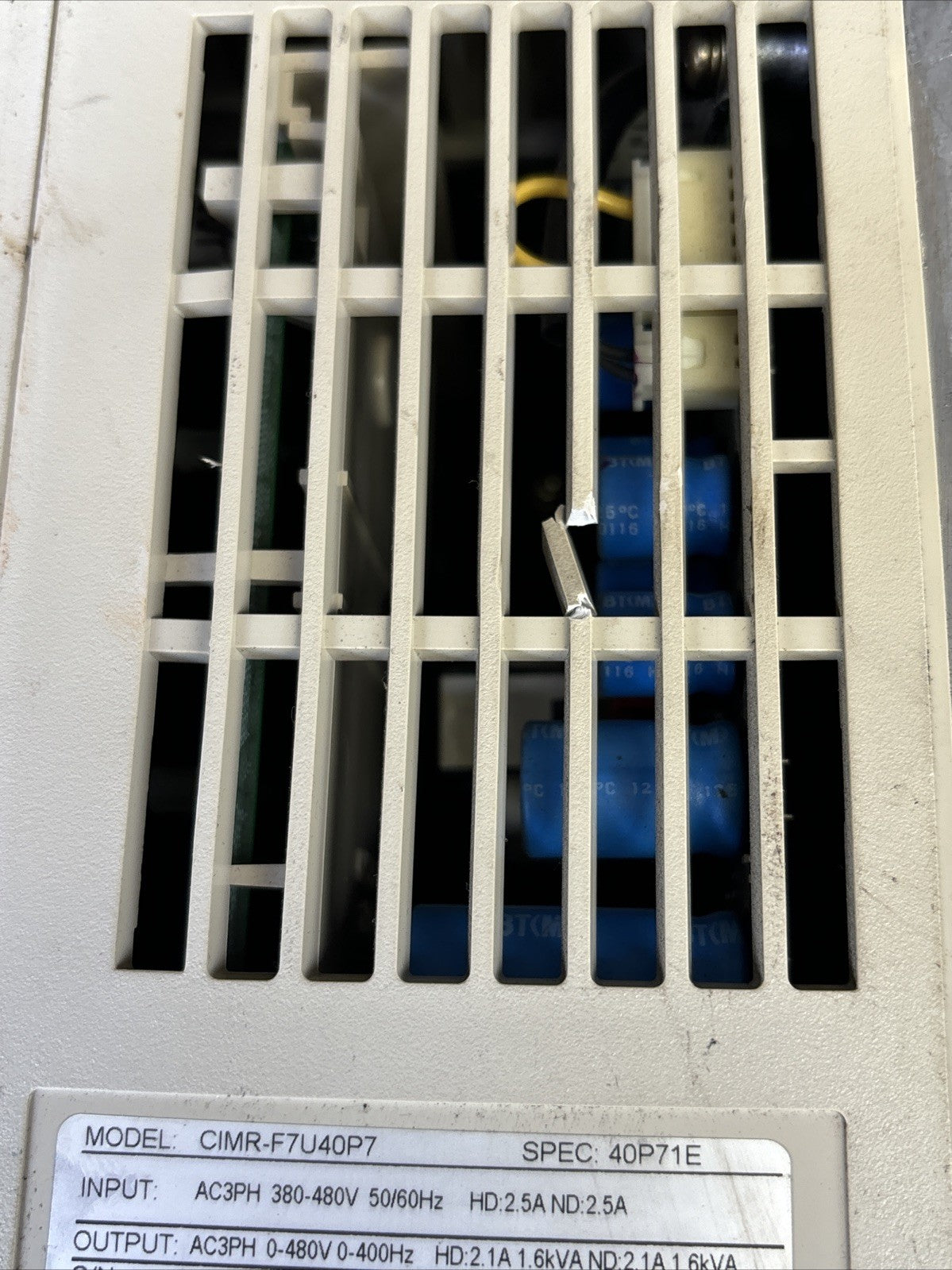 YASKAWA ELECTRIC CIMR F7U40P7 Drive4