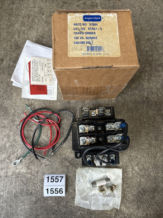 JOSLYN CLARK,KTR672,TRANSFORMER 45VA 240/480 VOLT .045 KVA NEW OLD STOCK0