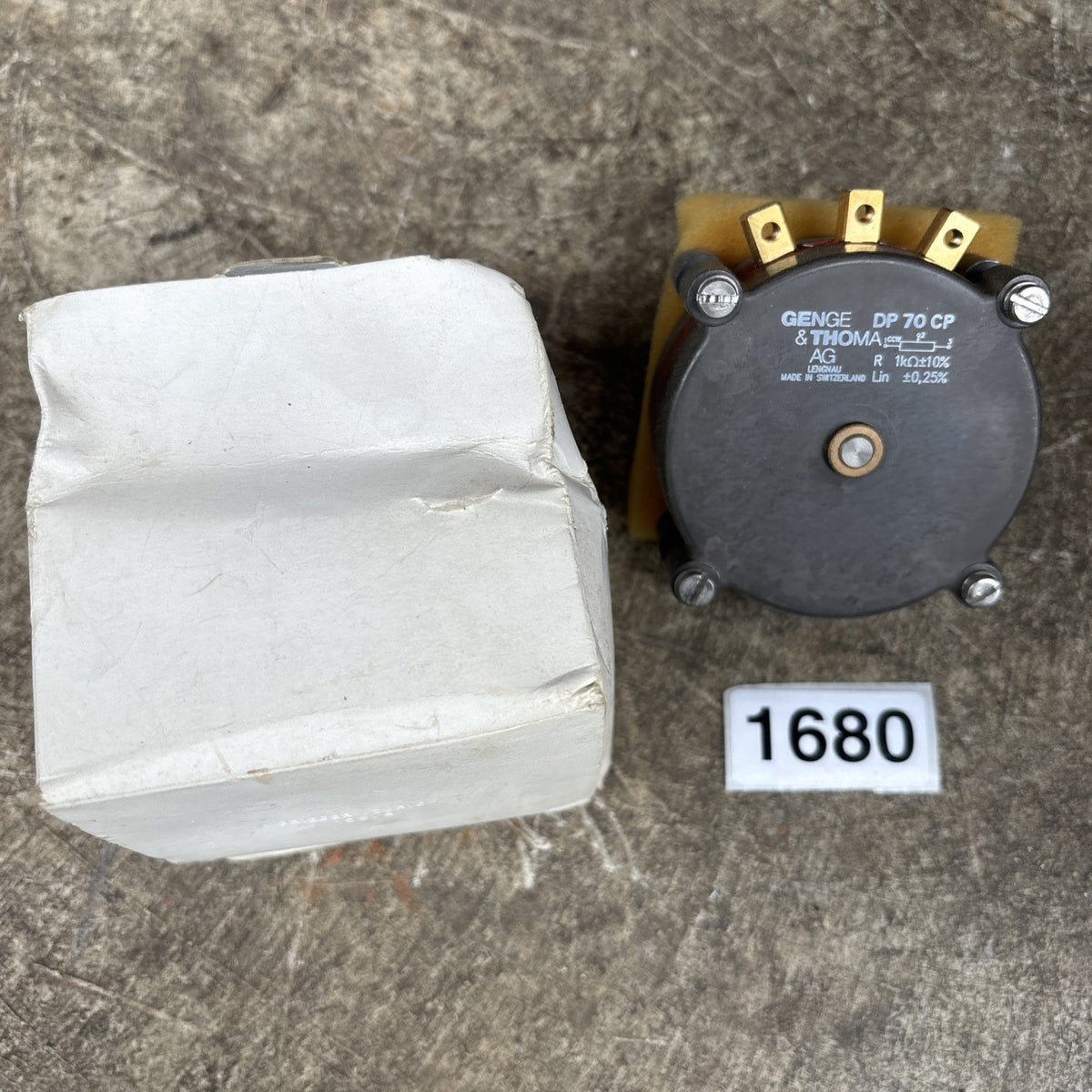 POTENZIOMETRO DP70CP GENGE & THOMA 10KOhm 0,25% Linearità0