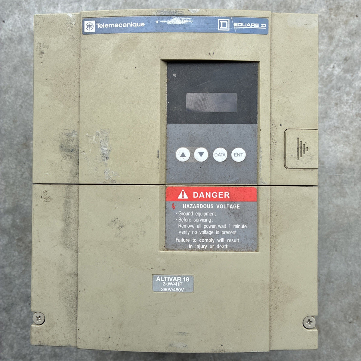 Telemecanique ATV18U54N4 frequency converter, 3 kW, 3x380 460V0