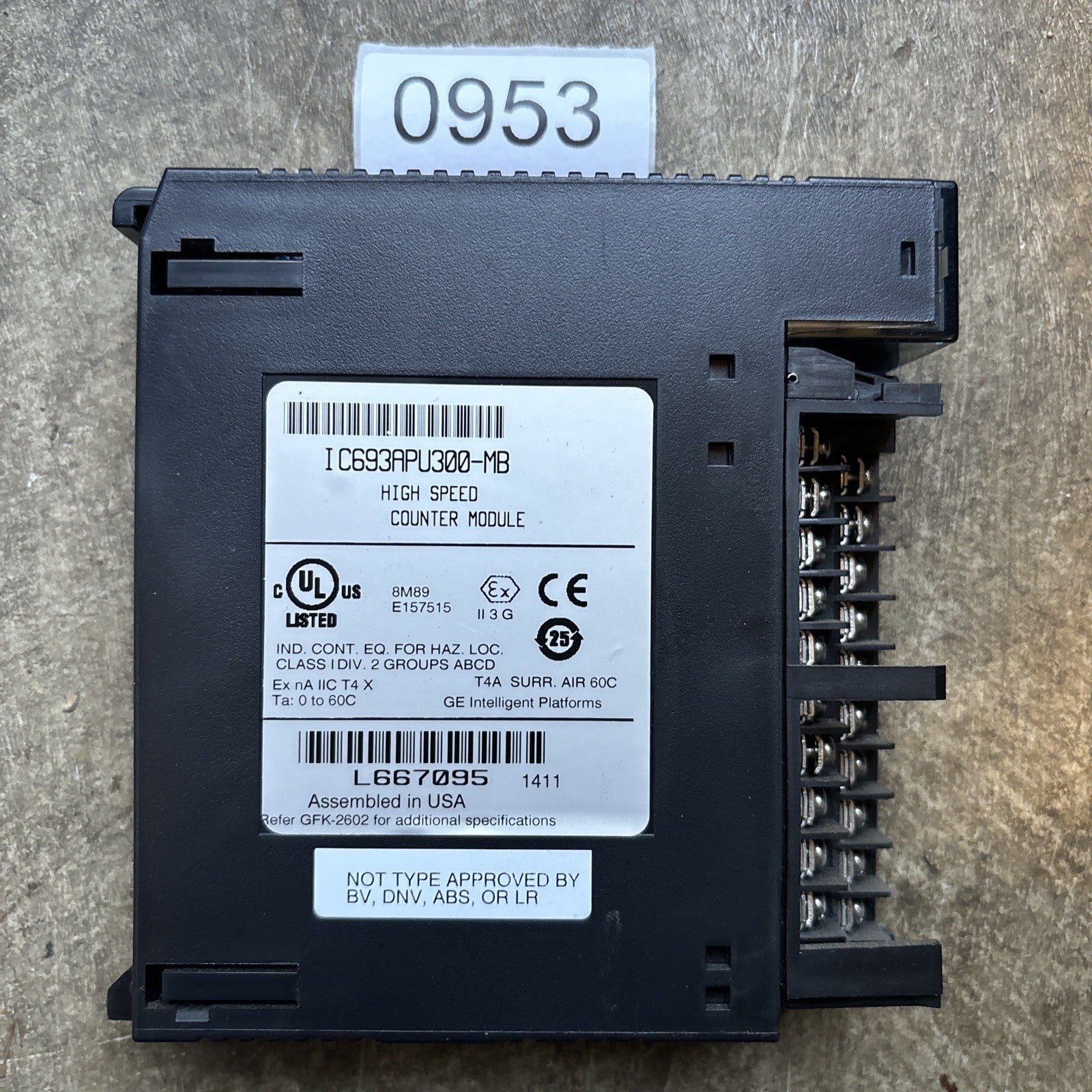 GE FANUC IC693APU300 MB / IC693APU3000