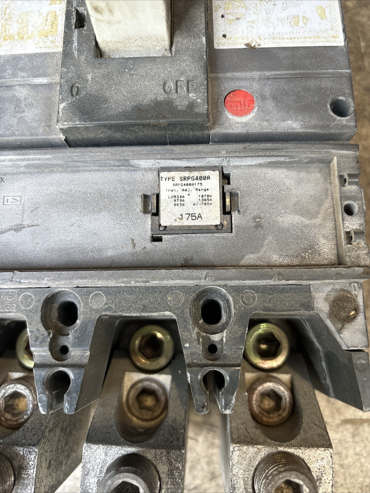 GE Spectra SGLA36AI0400 Circuit Breaker 400Amp 600VAC1