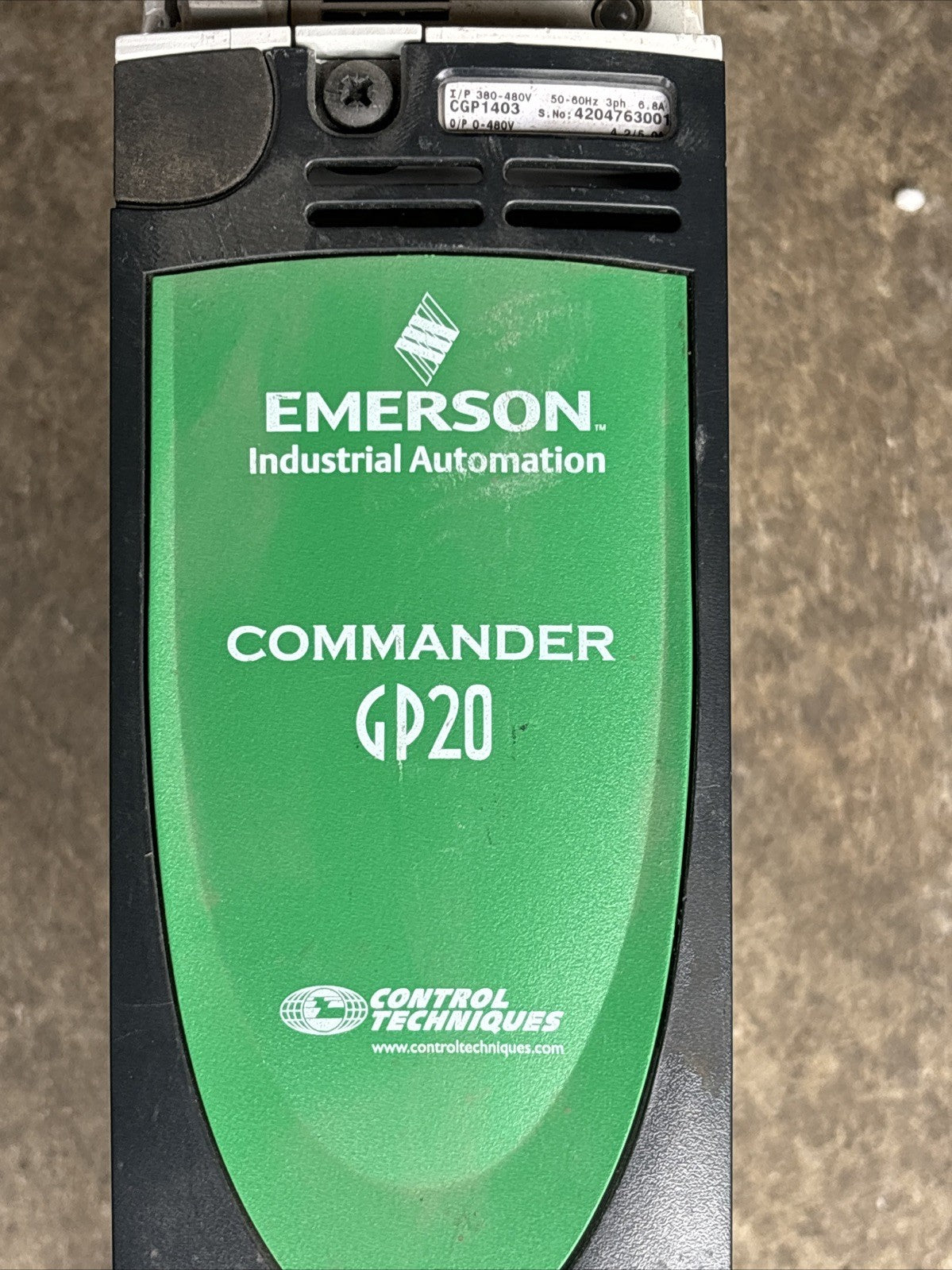 EMERSON CGP1403 SERVO AMPLIFIER1