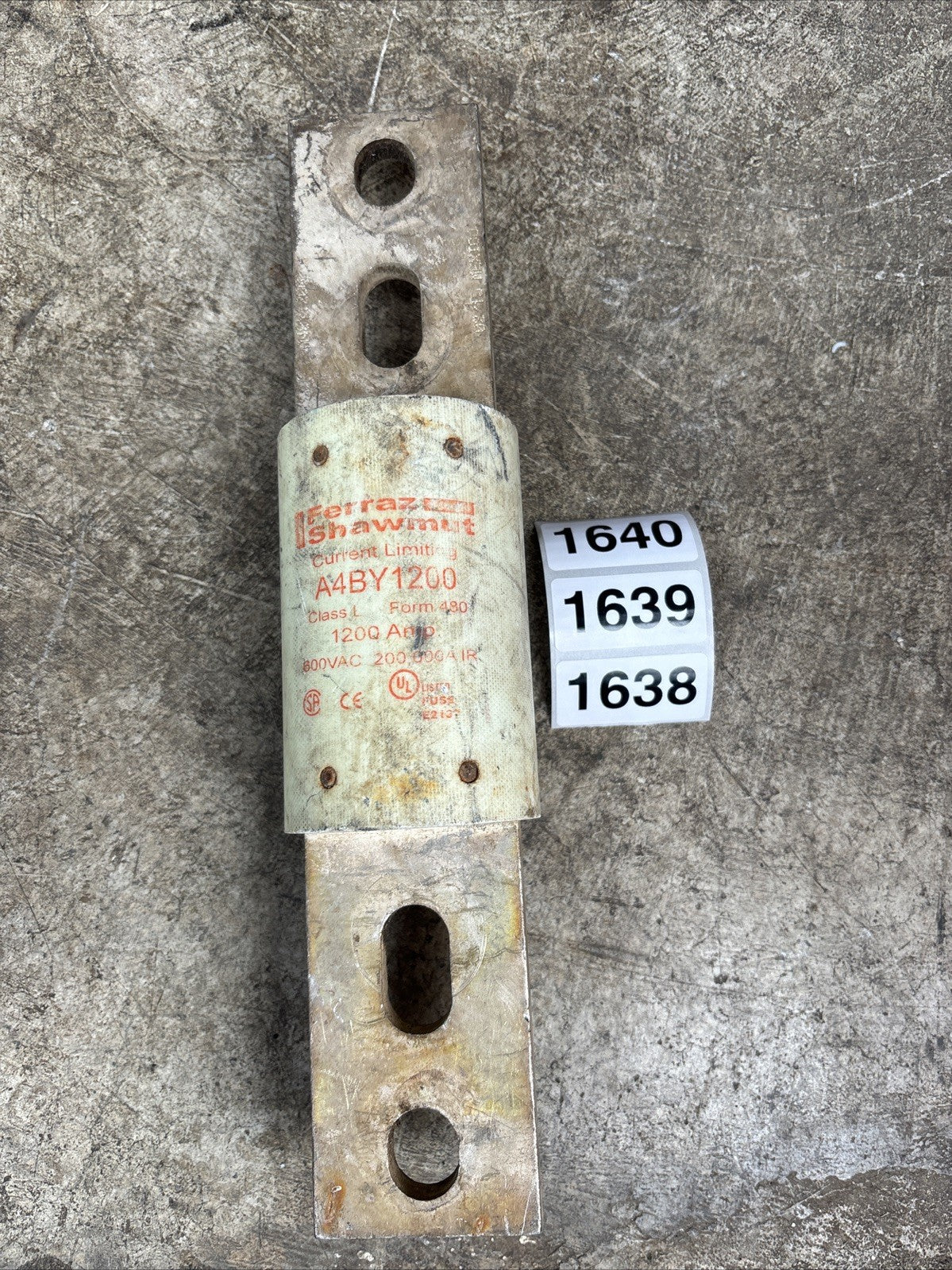 Nice Ferraz Shawmut A4BY1200 Fuse Class L  KRP C 1200 600 Volts0