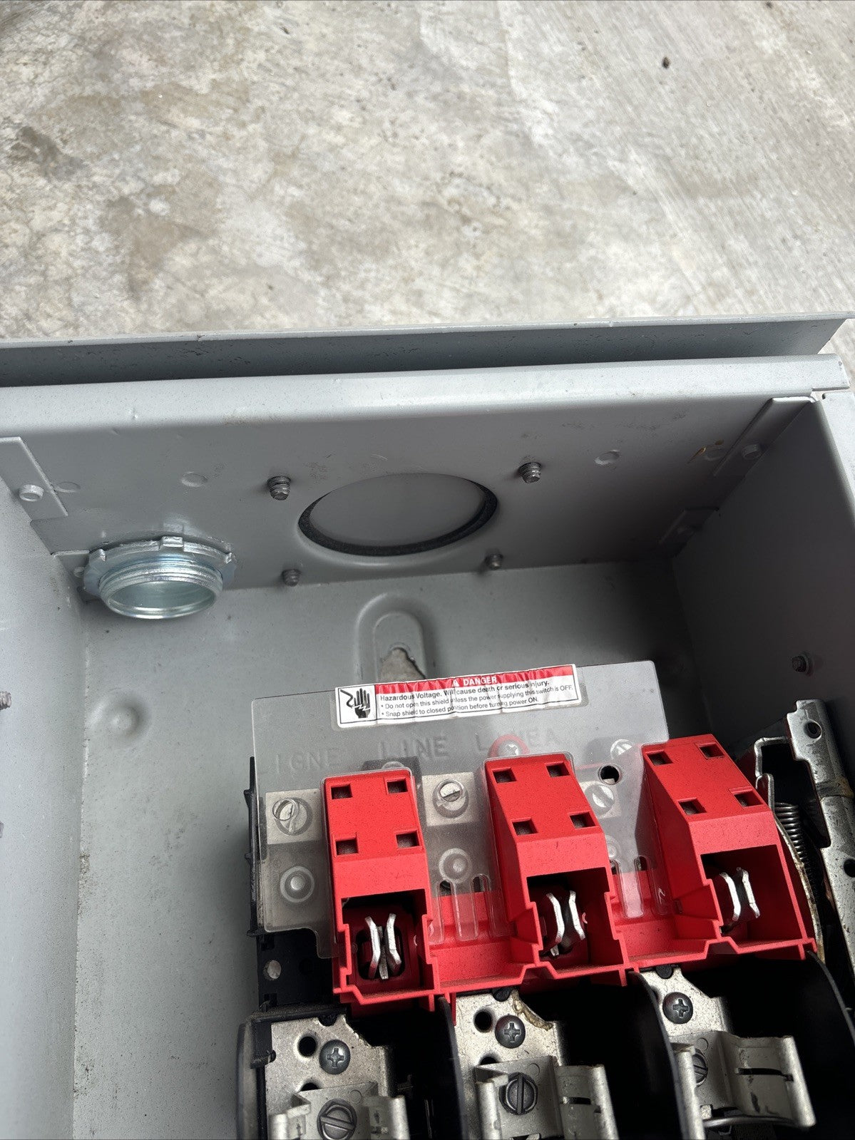 Siemens Fusible 3R Safety Switch/Disconnect HF362R 60A 600V 3P Used6