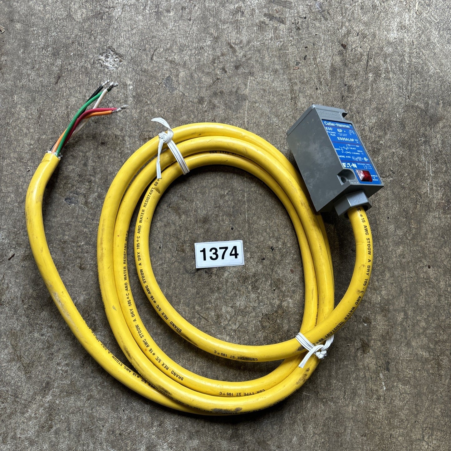 Cutler Hammer E50SAL6P12 Epoxy Filled Limit Switch   USED0