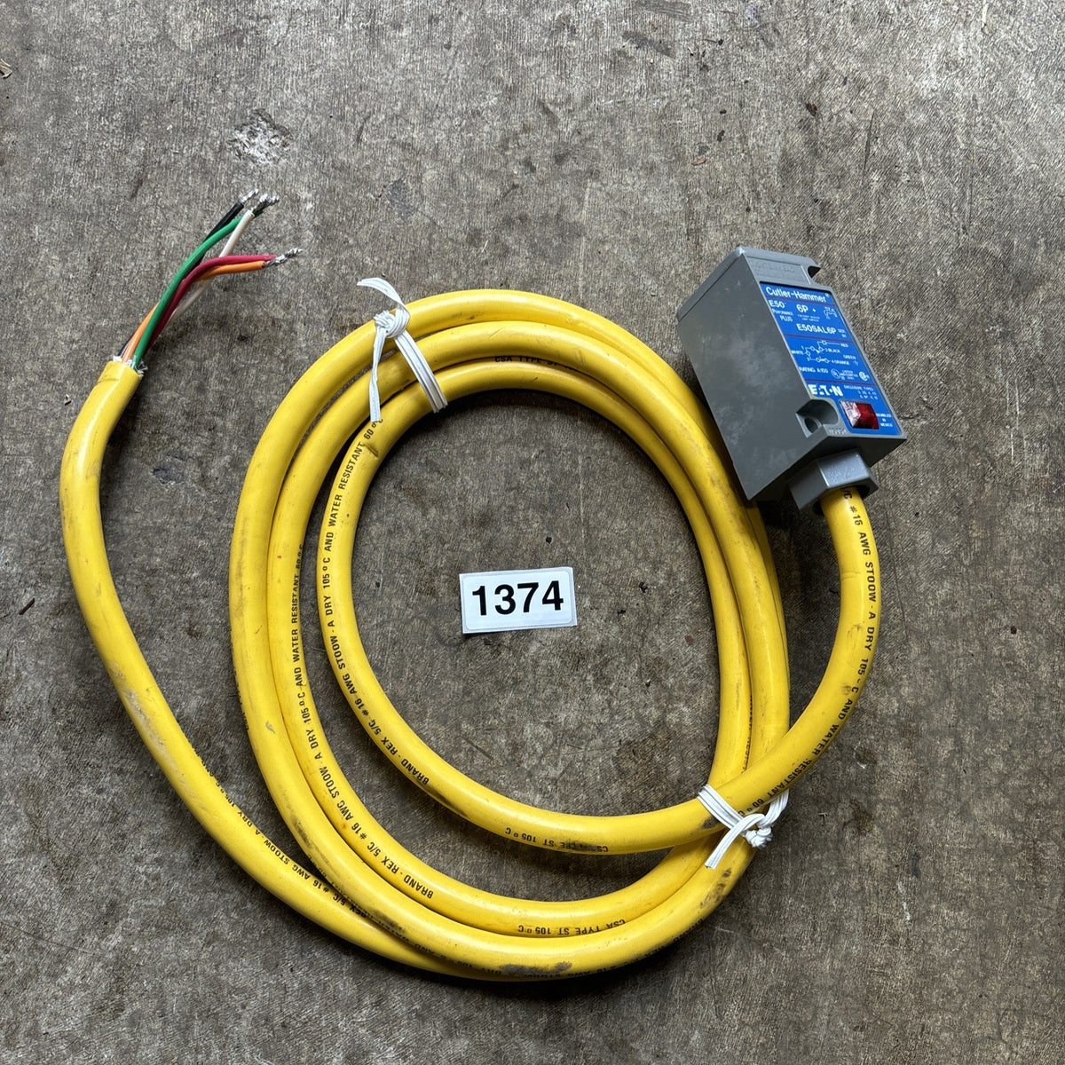 Cutler Hammer E50SAL6P12 Epoxy Filled Limit Switch   USED0