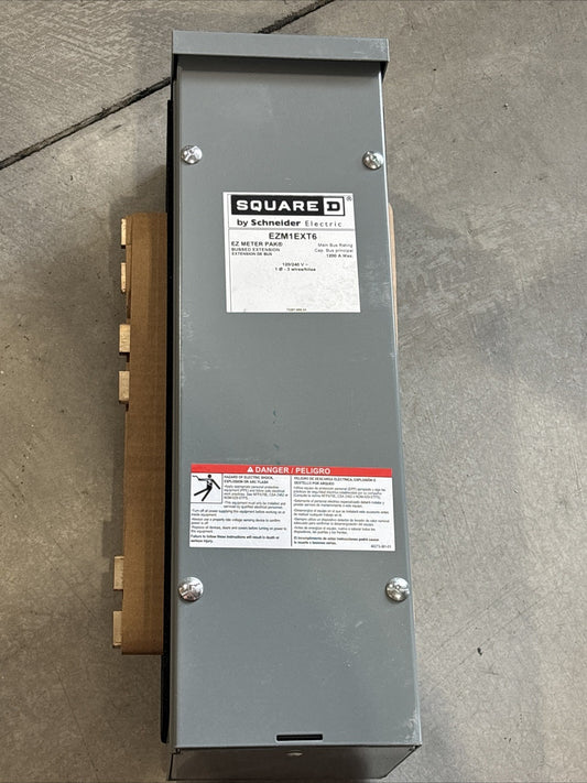 Square D  EZM1EXT6 1200 Amp EZ METER PAK Bussed Extension New no box0