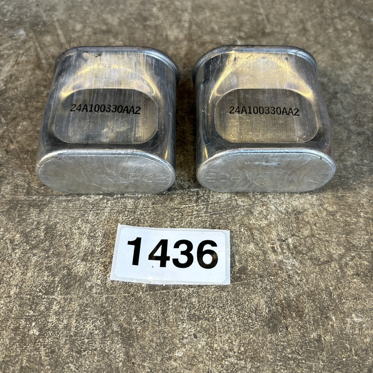 Lot Of 2 General Electric 2UF 21L3002 370VAC Motor Run GE Capacitor4