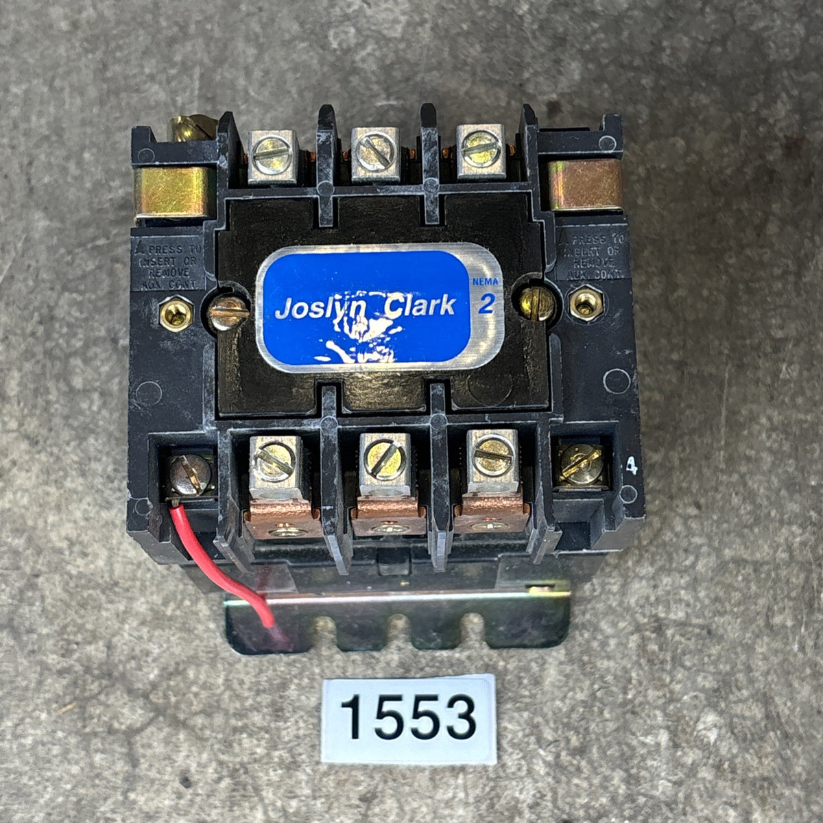 JOSLYN CLARK,T77U032,SIZE 2 CONTACTOR 50A 600V0