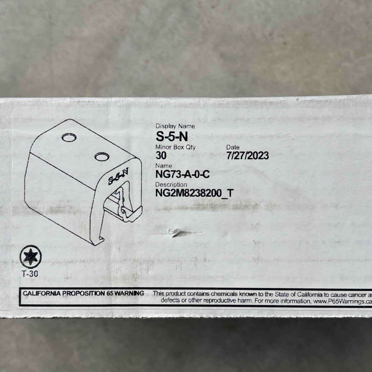 S 5! S 5 N  Standing Seam Metal Roof Clamp Case Of 301