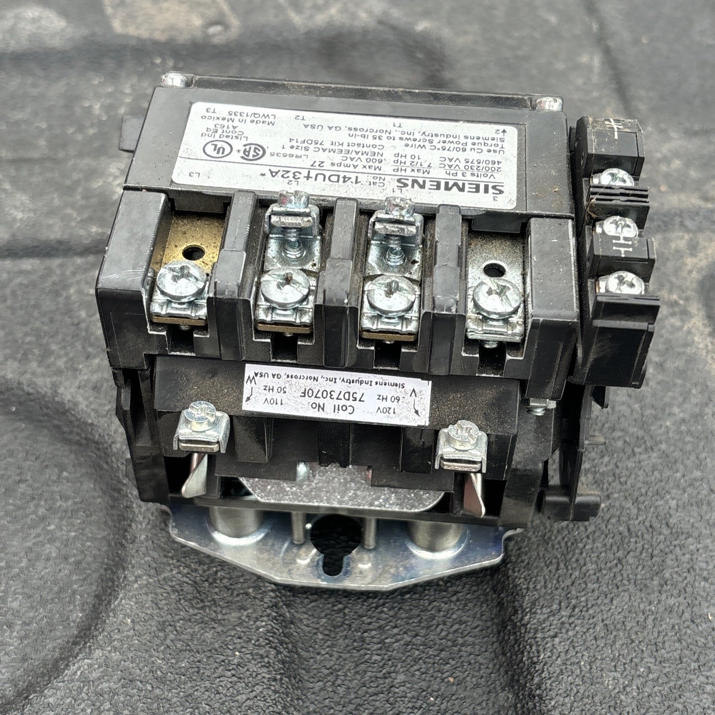 Siemens 14DU+32A Starter Contactor 14DU32A 120v4
