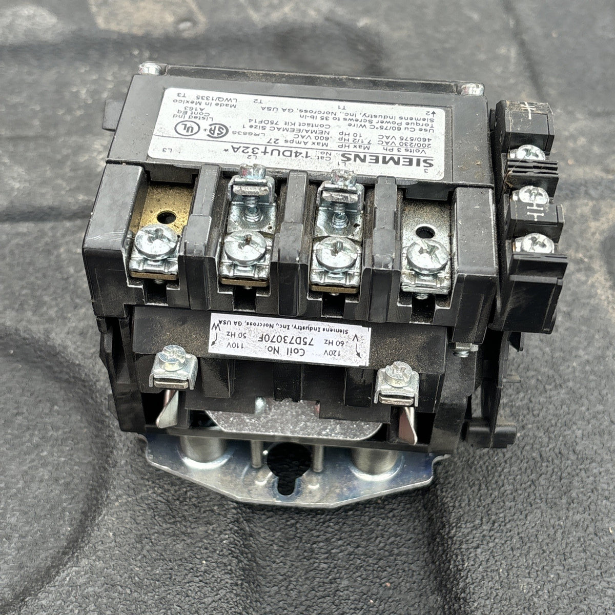 Siemens 14DU+32A Starter Contactor 14DU32A 120v4