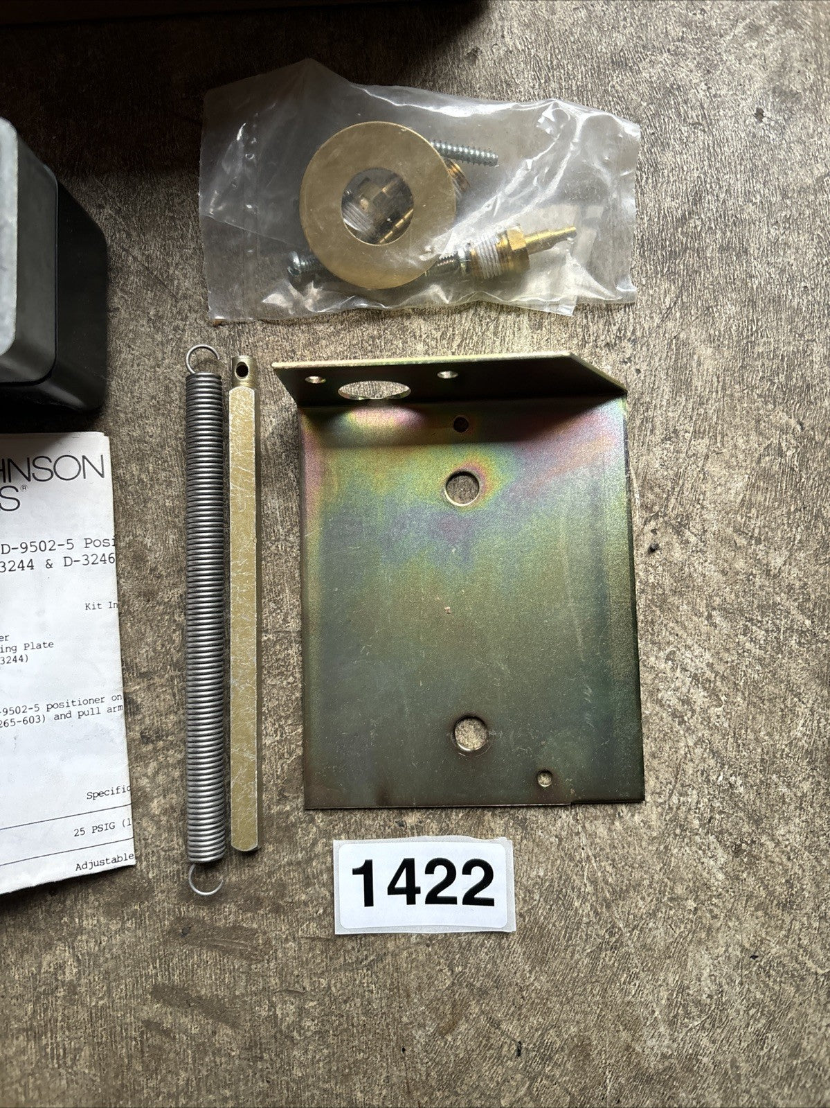 Johnson Controls D 9502 5 Pneumatic Pilot Positioner 5