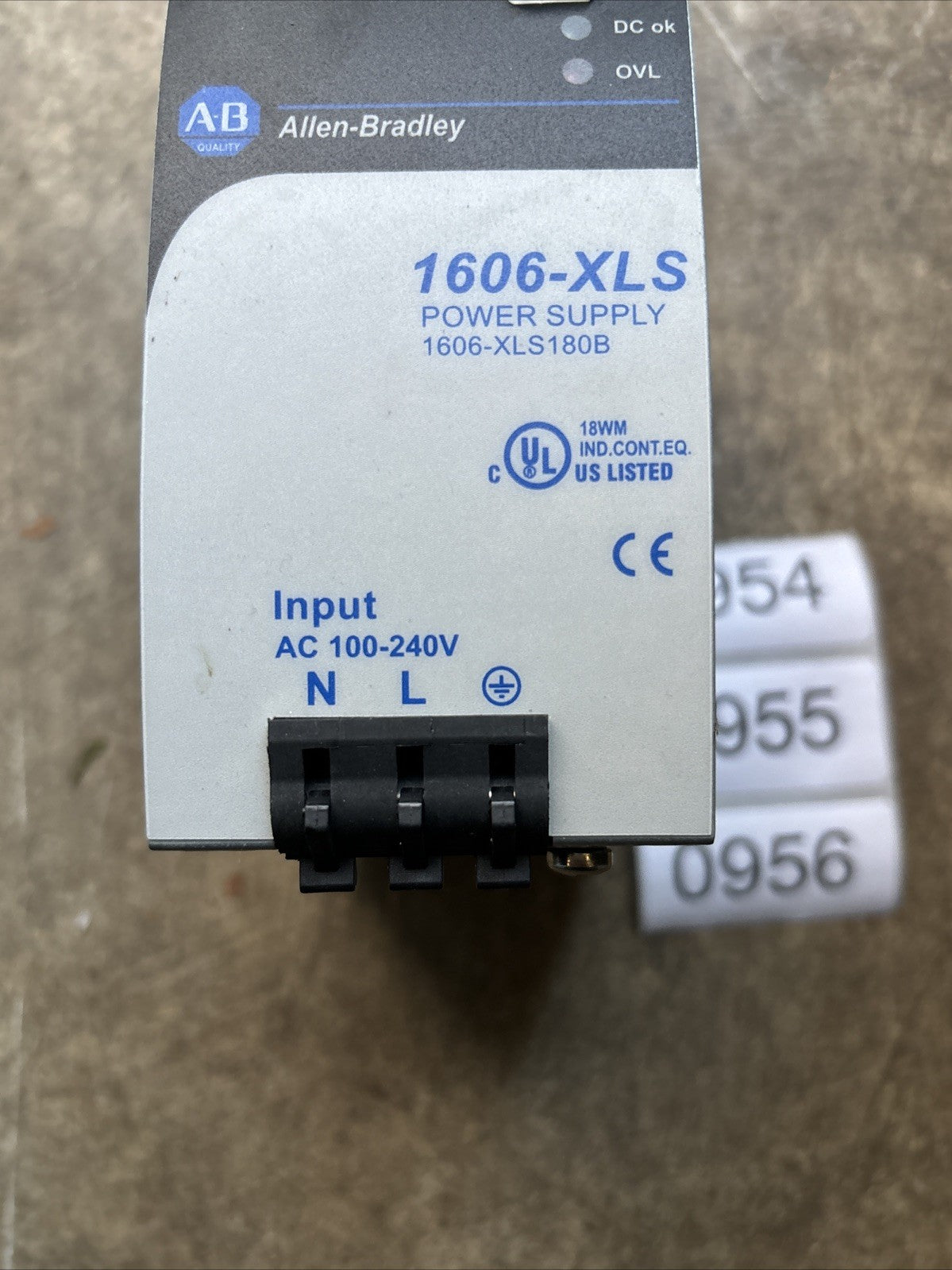Allen Bradley 1606-XLS180B /A Power Supply 1606XLS (4.5.1)4