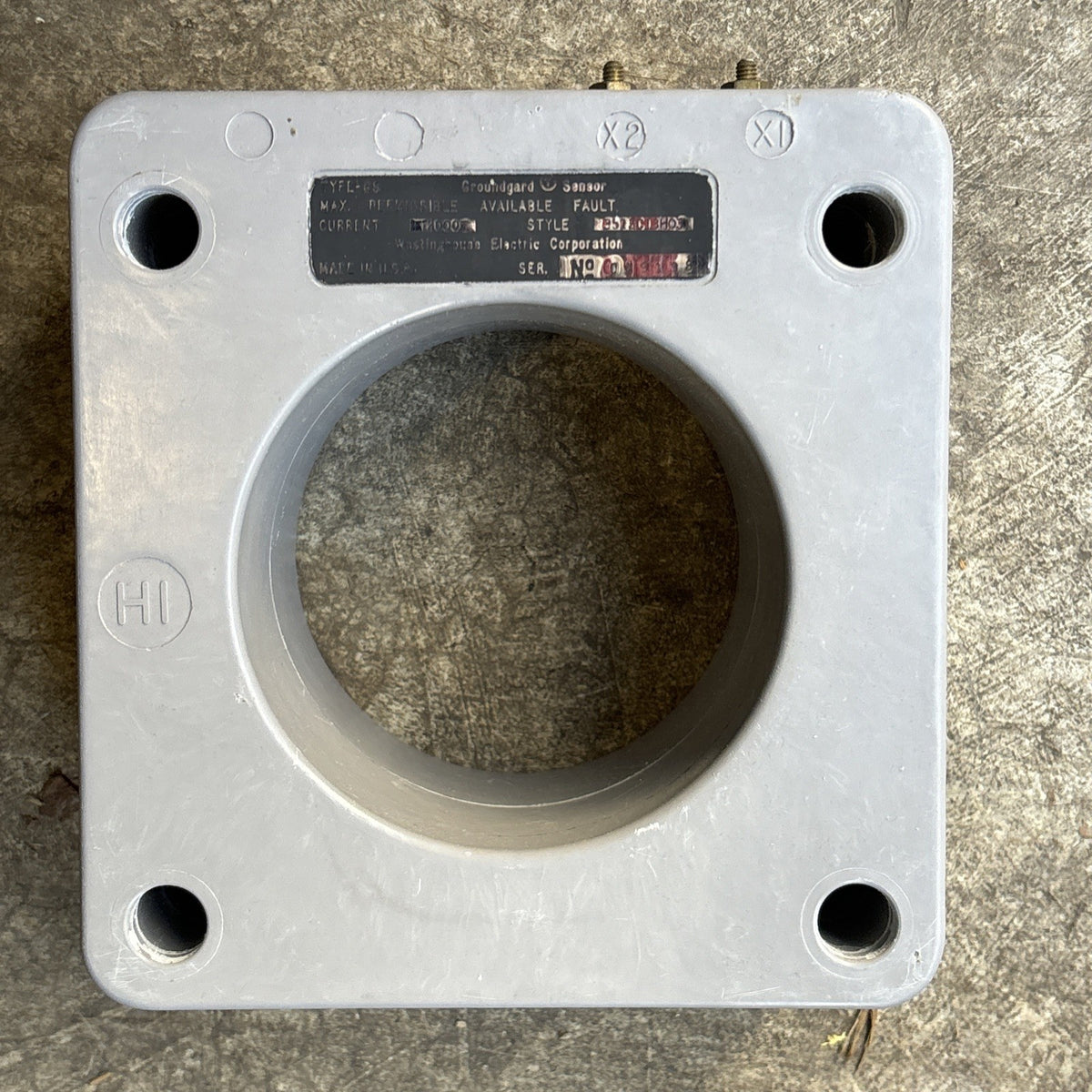 Westinghouse 3512C13H03 Groundgard Sensor Current Transformer 2000A1