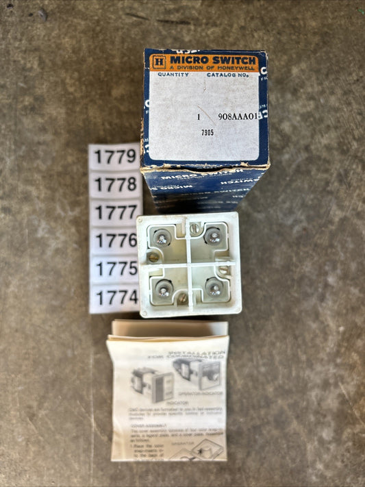 Honeywell Micro Switch 908AAA01 120V NIB0