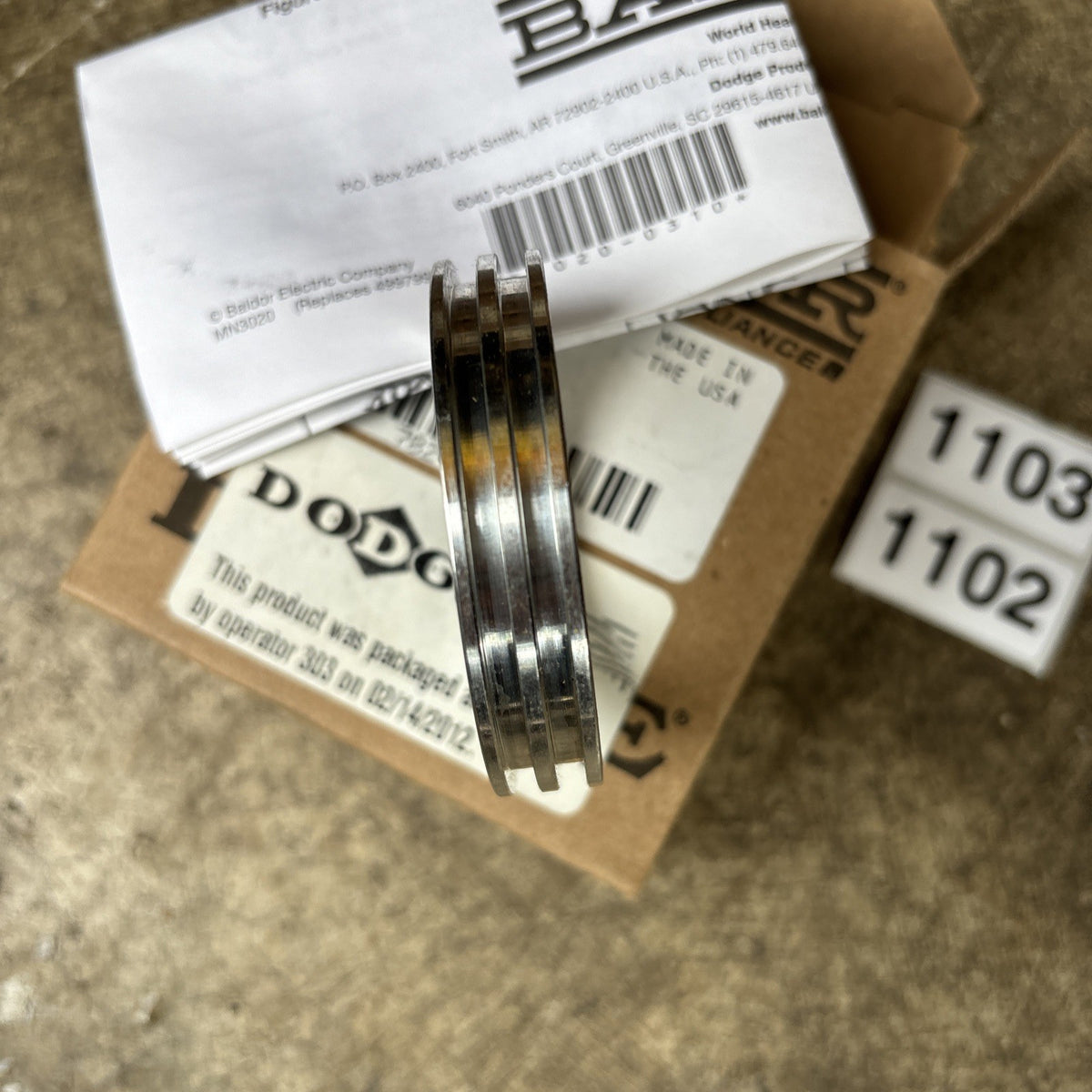 Dodge 14LER203 labyrinth seal pillow block seal 3 7/16 in ID 6.19 in W Aluminum2