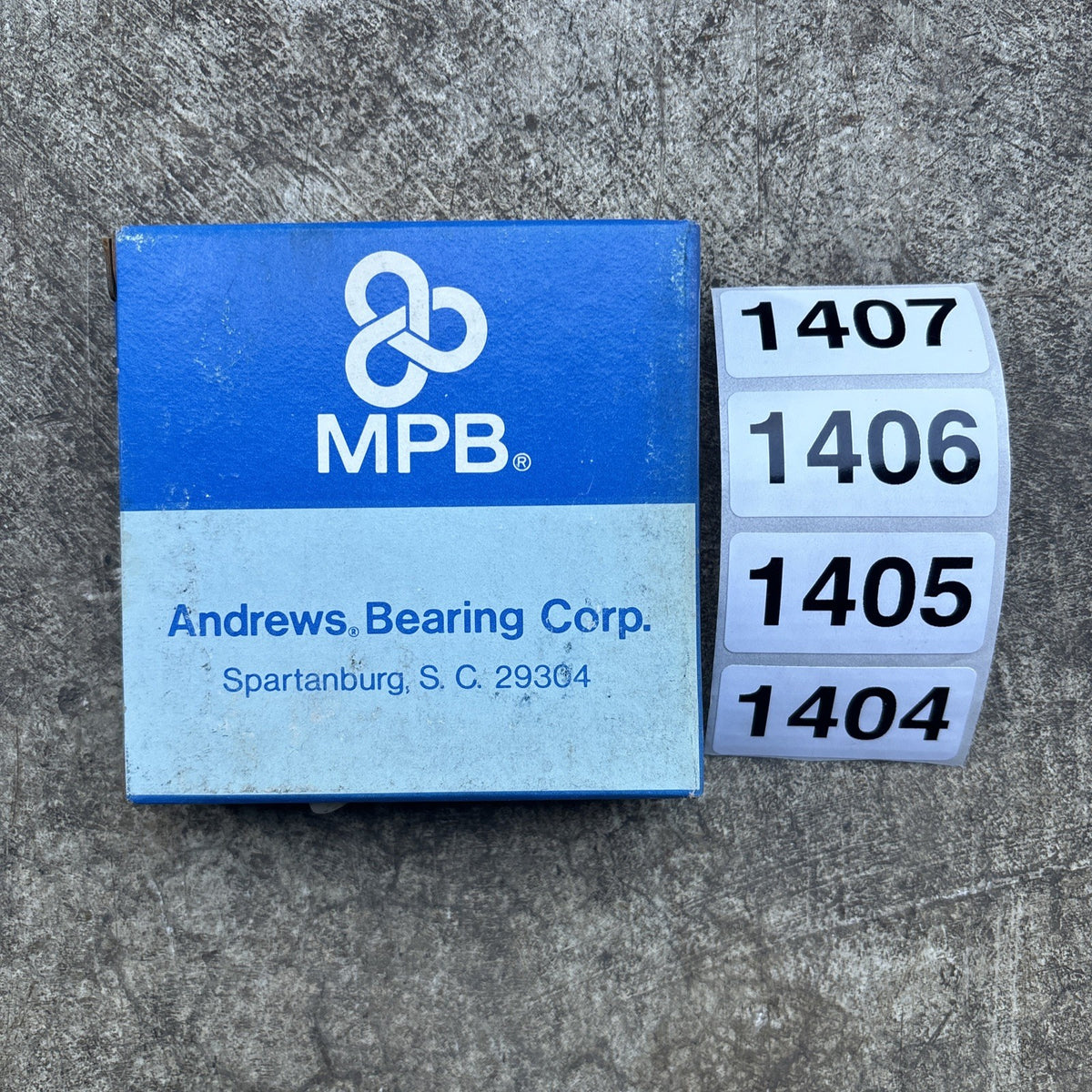 NEW IN BOX ANDREWS/MPB 7324W57 I THRUST BEARING0