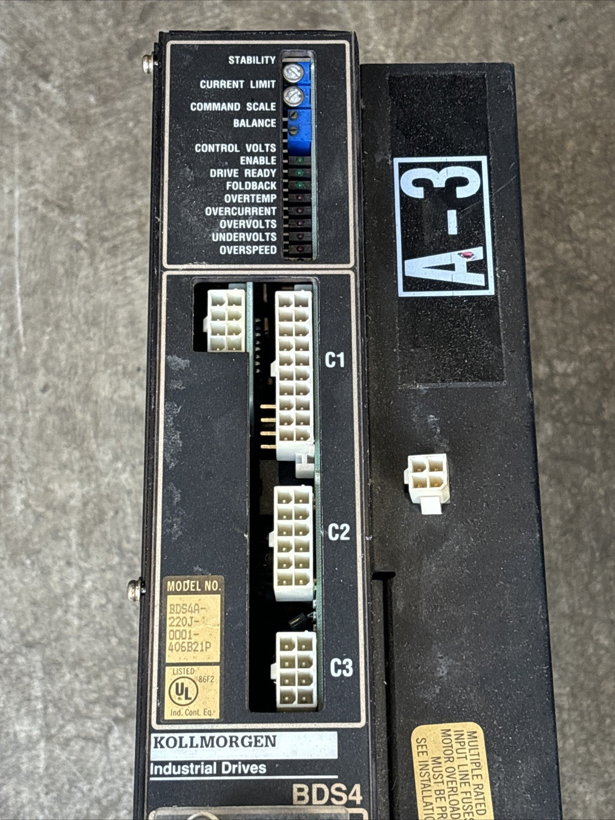 Kollmorgen BDS4A 203J 0001 202B21P Servo Drive Kollmorgen BDS4 Servo Drive2