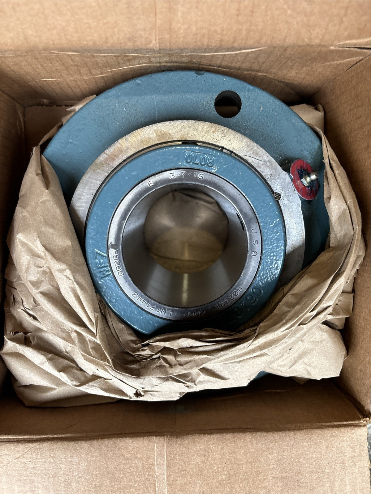 DODGE FC E 307R FLANGE BEARING 3 7/16"ID 10 1/4"OD 0231412