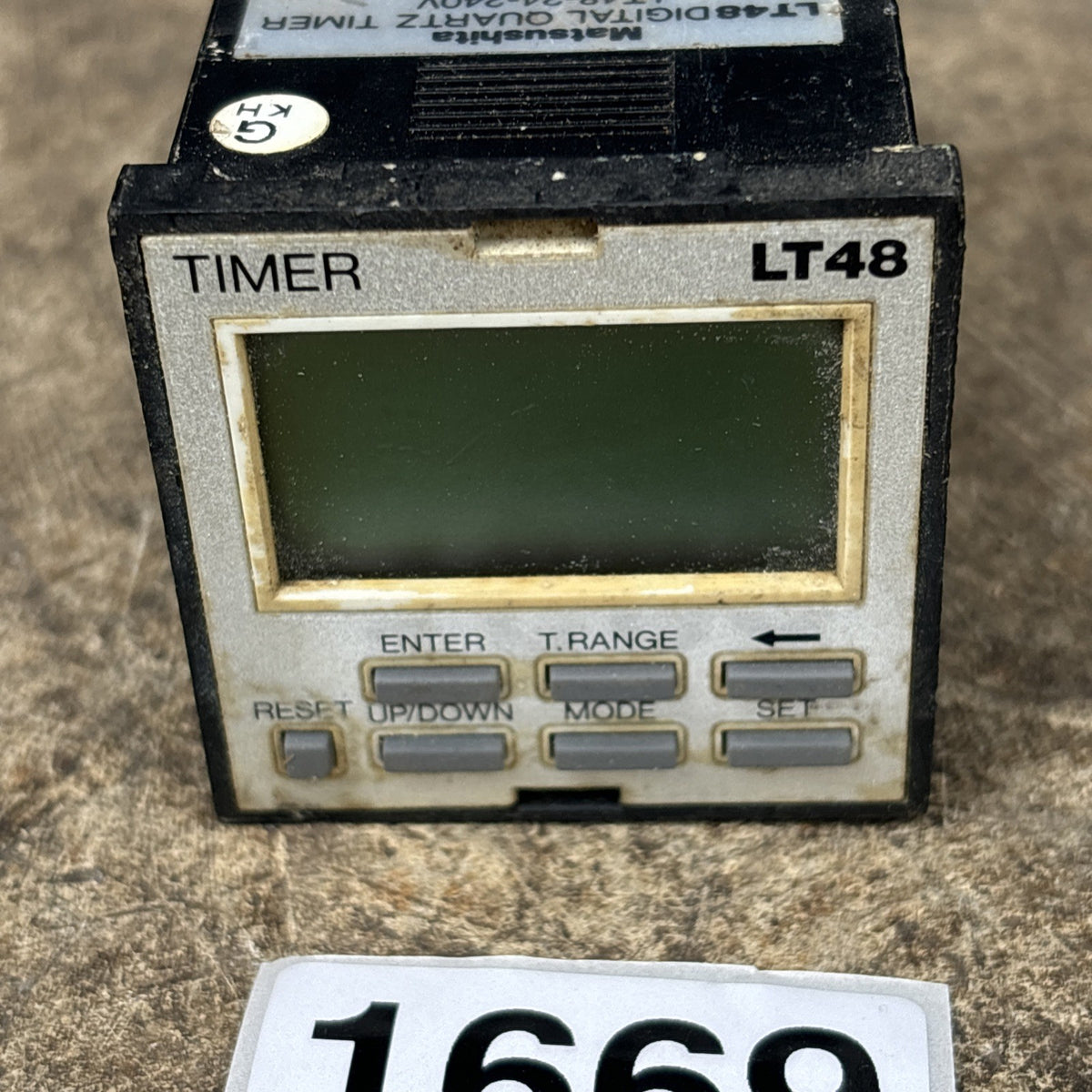 1pcs Used MATSUSHITA digital display time relay LT483