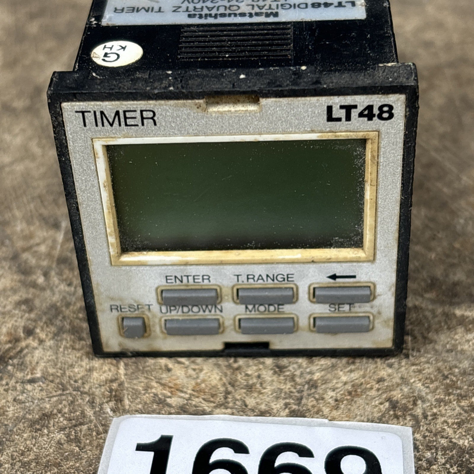 1pcs Used MATSUSHITA digital display time relay LT483