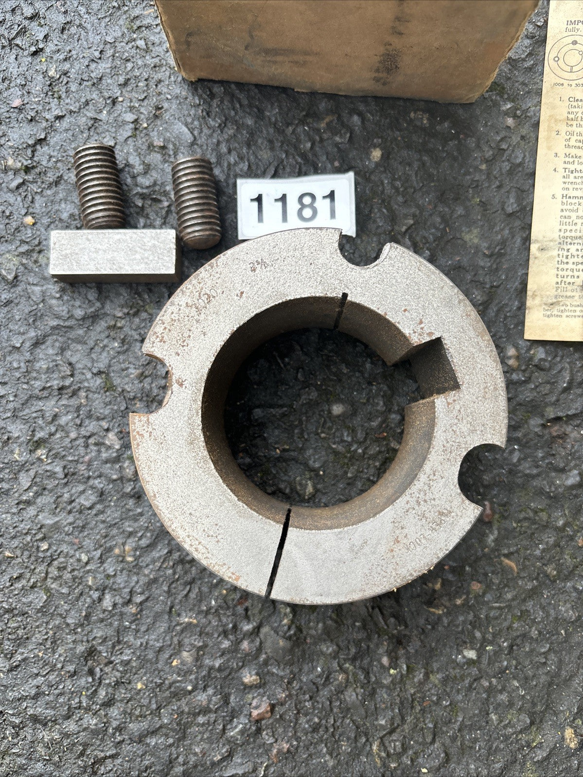 MORSE,3020 2 5/8” ,TAPER LOCK BUSHING NOS1