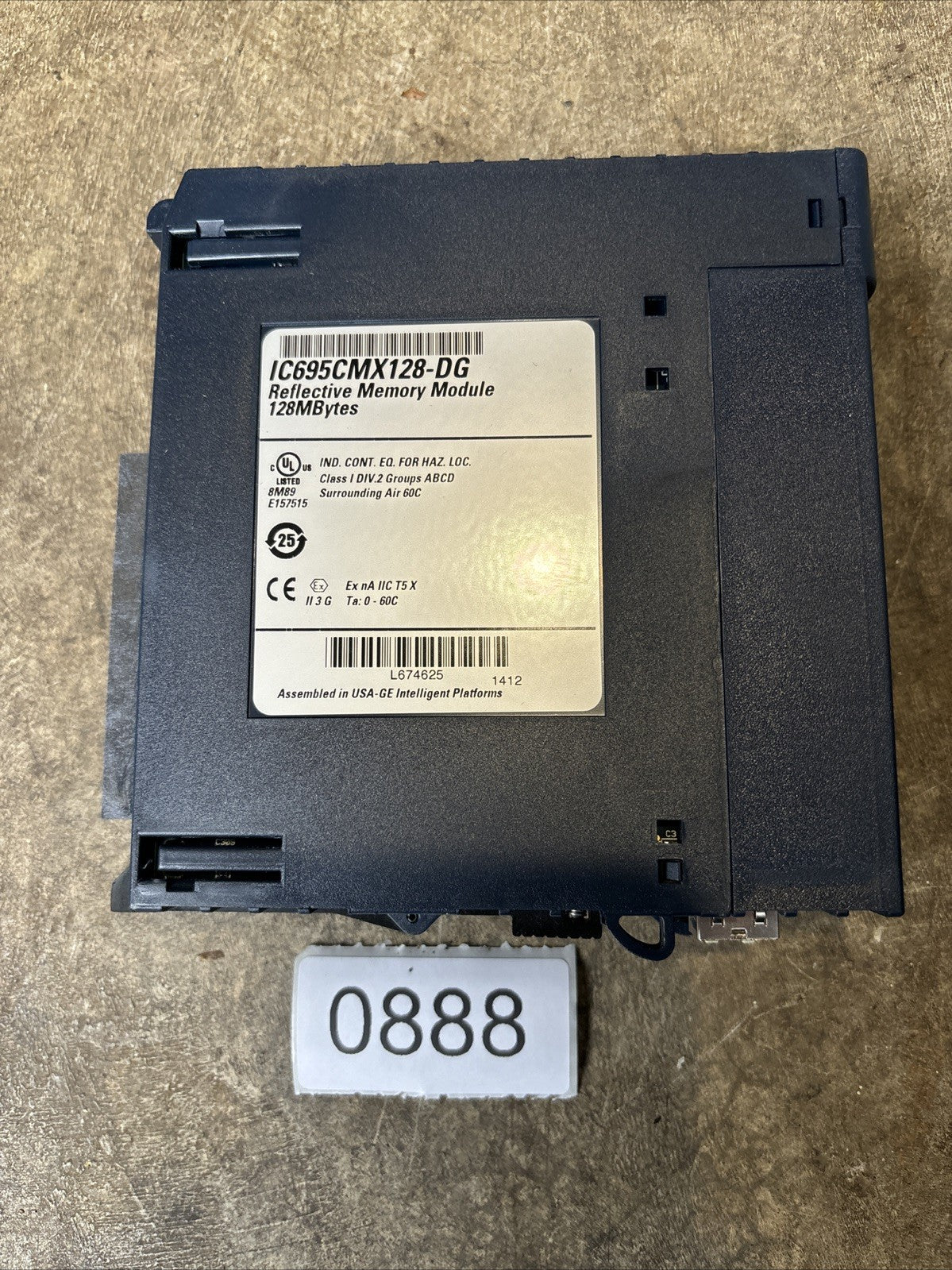 GE INTELLIGENT IC695CMX128 DG REFLECTIVE MEMORY MODULE0
