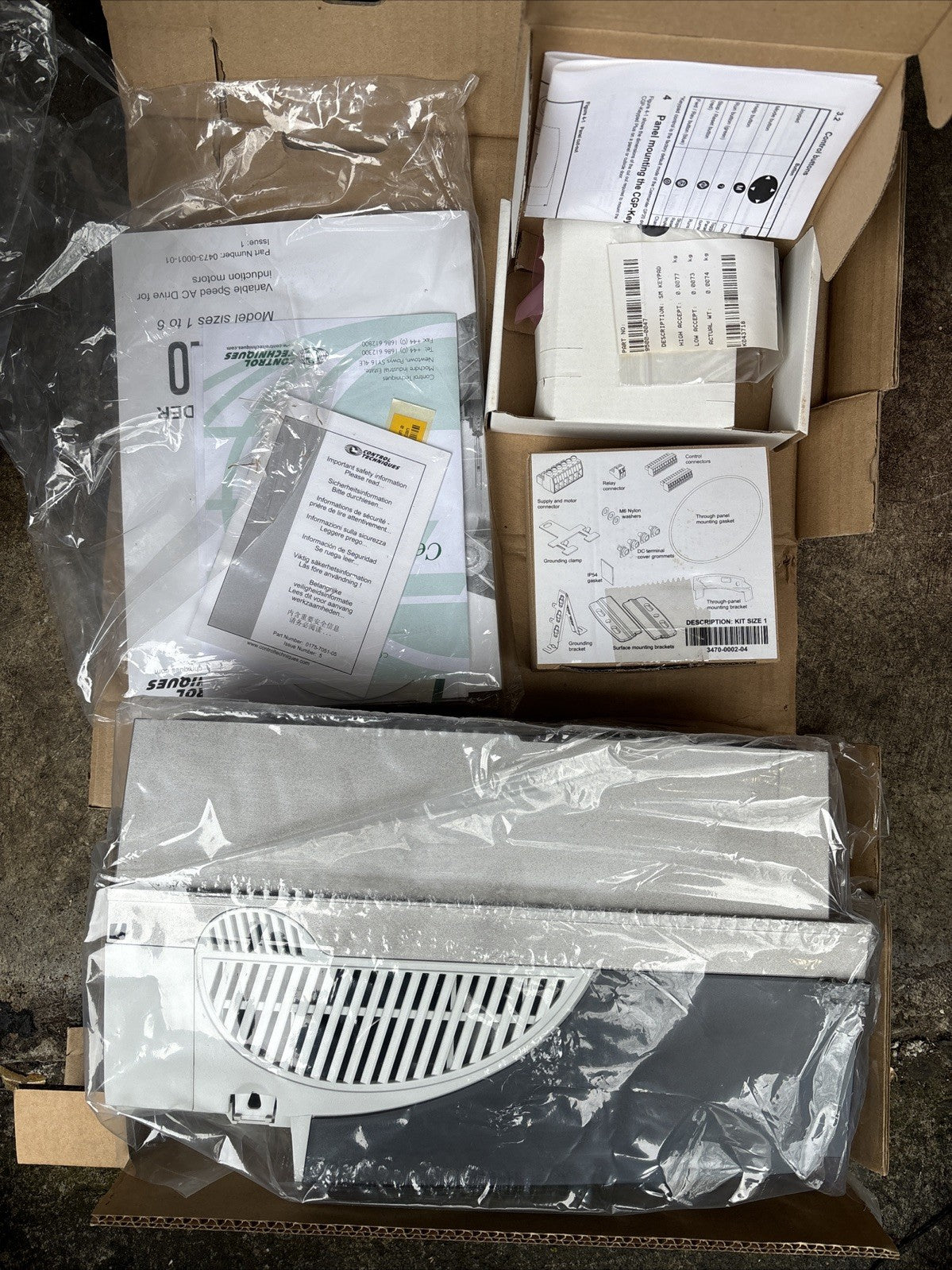 EMERSON CGP1403 SERVO AMPLIFIER NEW IN BOX1