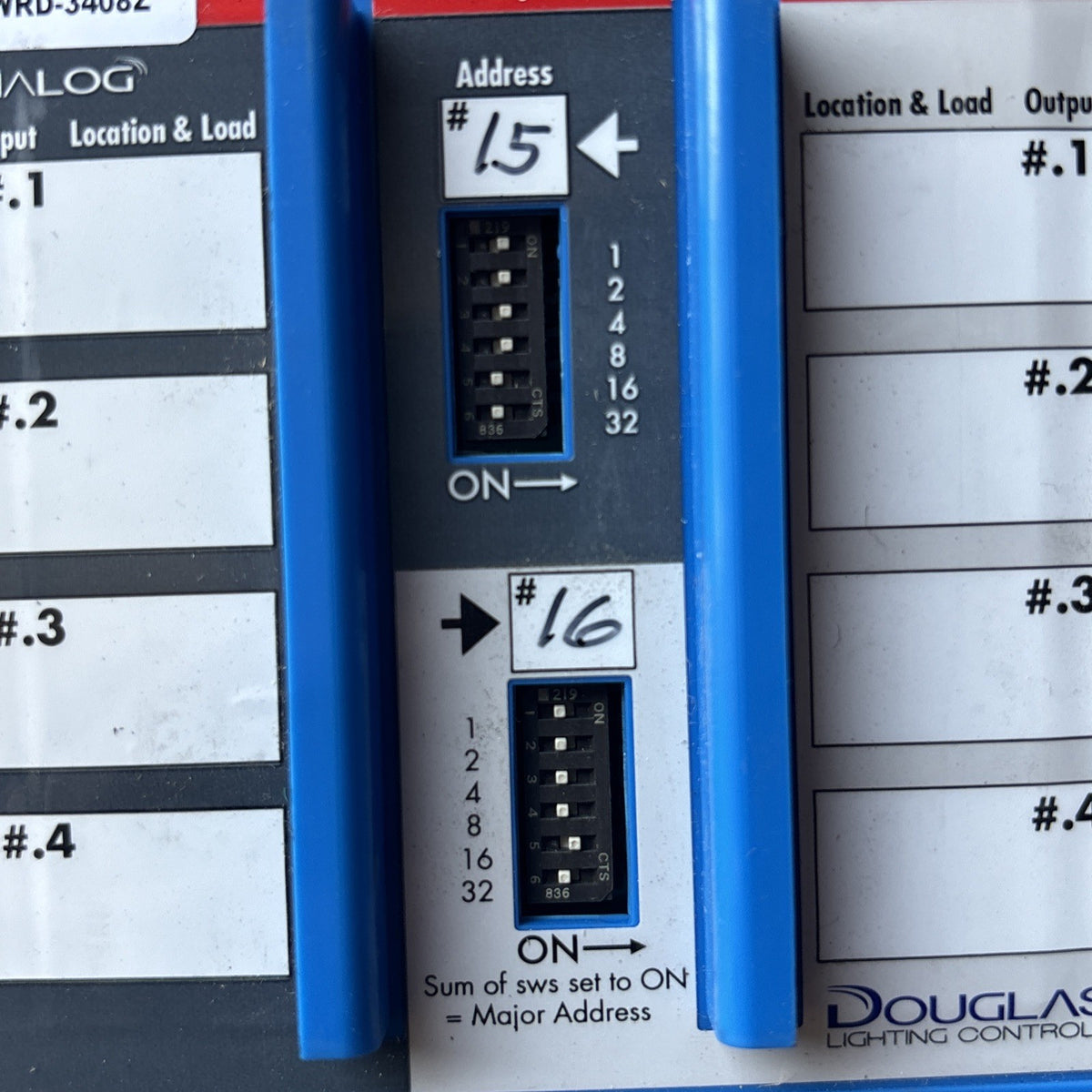 Douglas Lighting WRD 3408Z Relay Driver, 8 Output 24V Lot Of 24