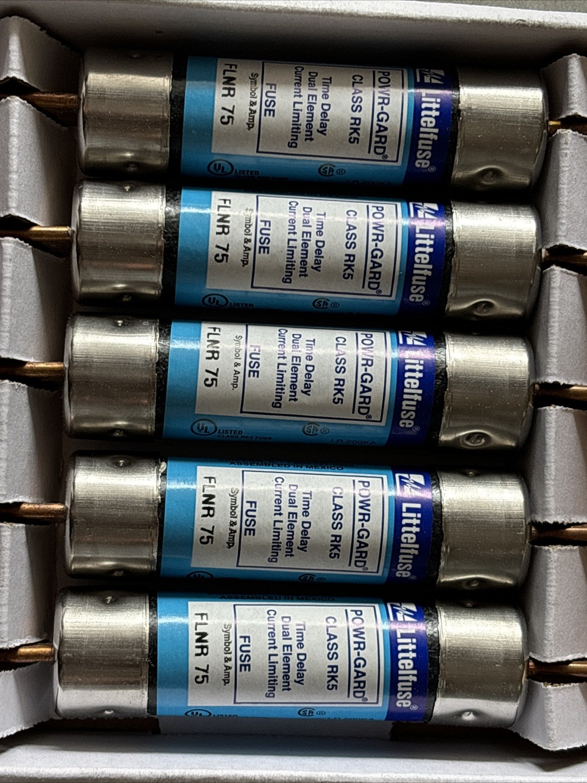 Littelfuse FLNR075 FLNR 75 75A (75A) FLNR 250V Time Delay New Case Of 54
