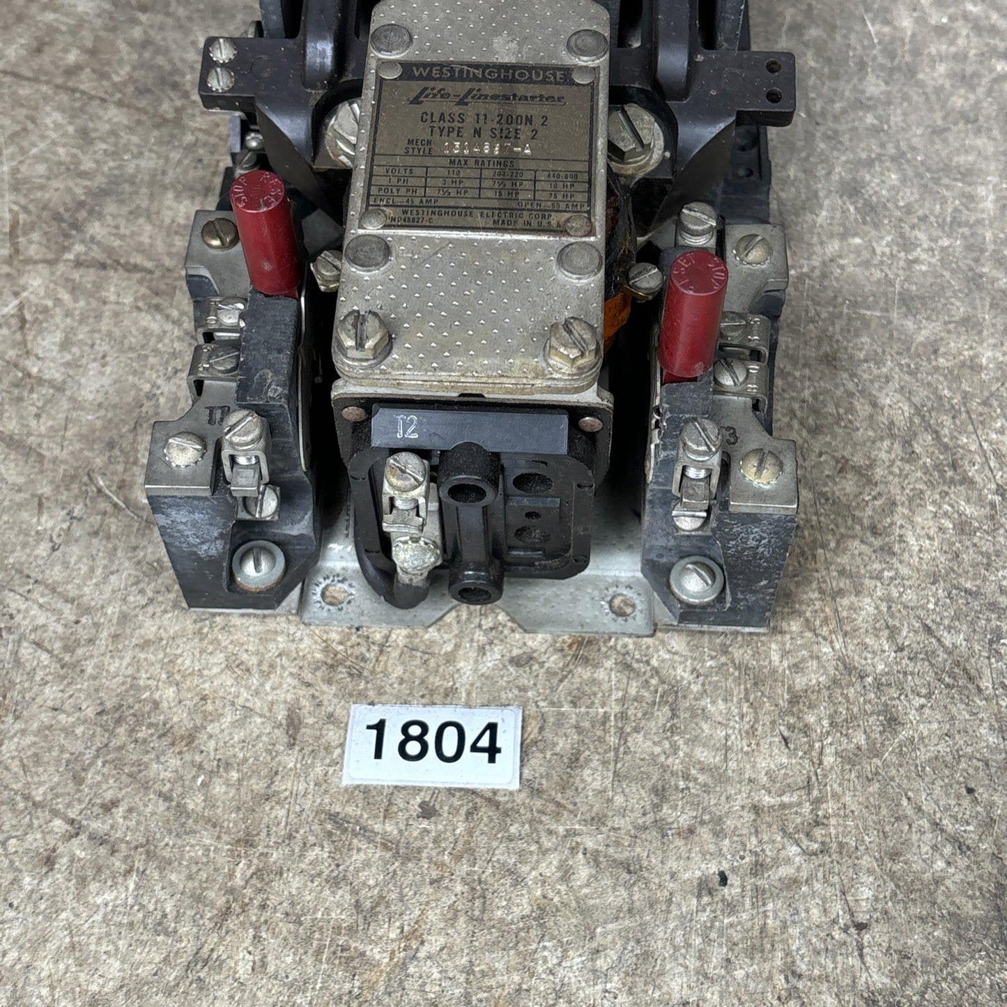 Westinghouse 11 200N.2 Starter Type N Size 2 600V 50A2