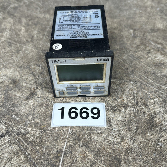 1pcs Used MATSUSHITA digital display time relay LT480