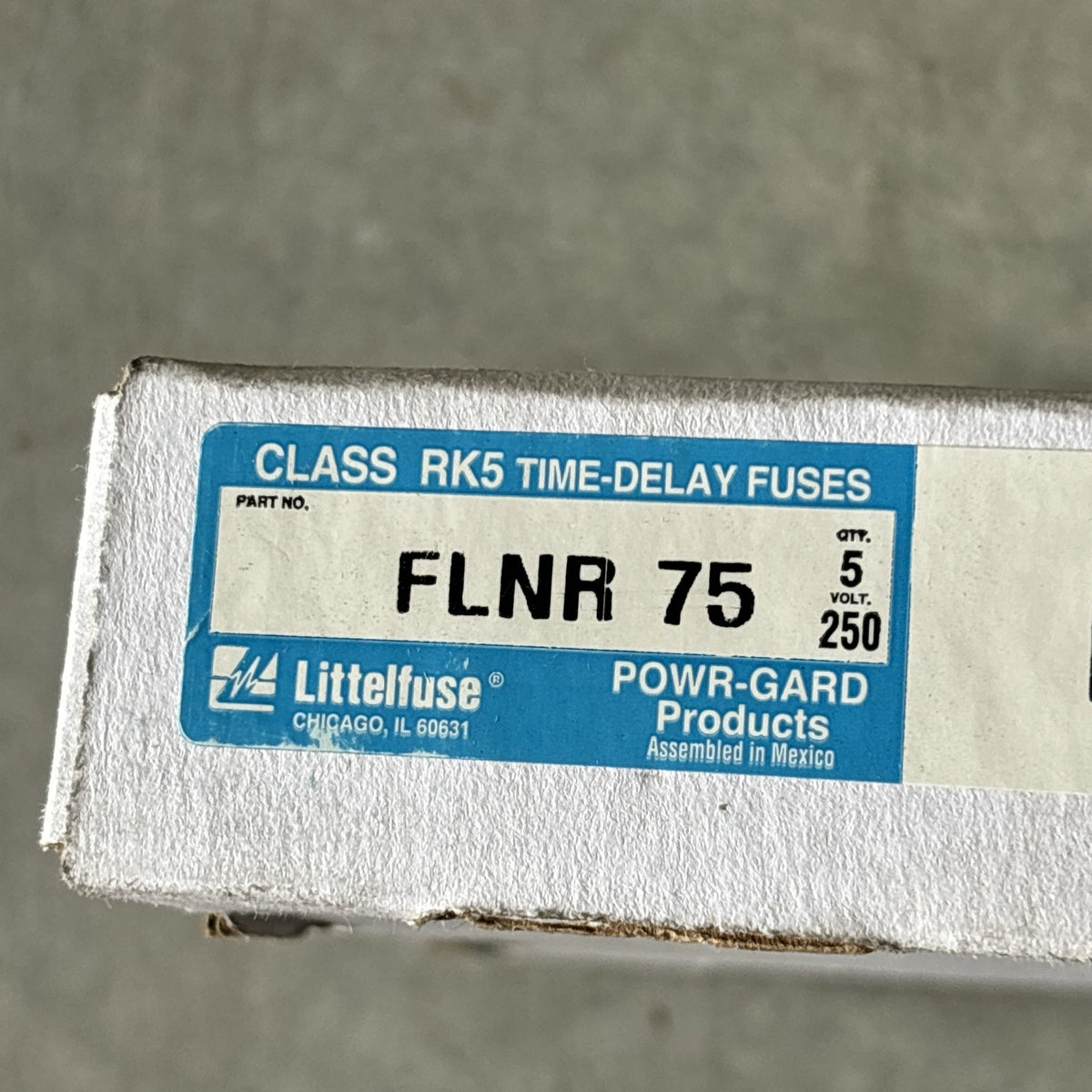 Littelfuse FLNR075 FLNR 75 75A (75A) FLNR 250V Time Delay New Case Of 51
