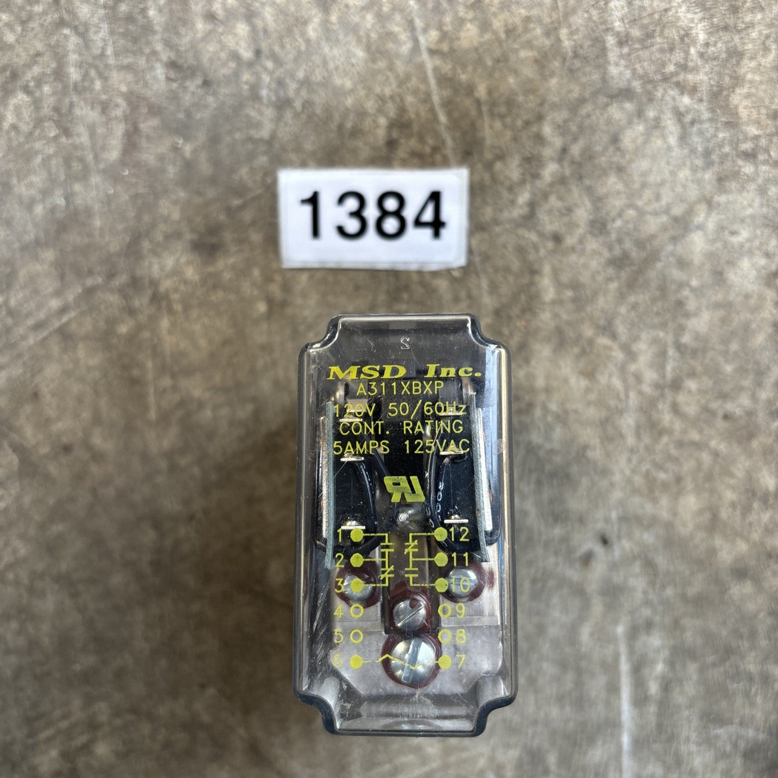 MSD A311XBXP RELAY 120V UNMP Guaranteed Working Condition0