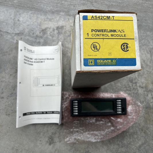 New Old Stock SQUARE D AS42CM-T Powerlink AS Control Module for NEHB NQOD Panels0