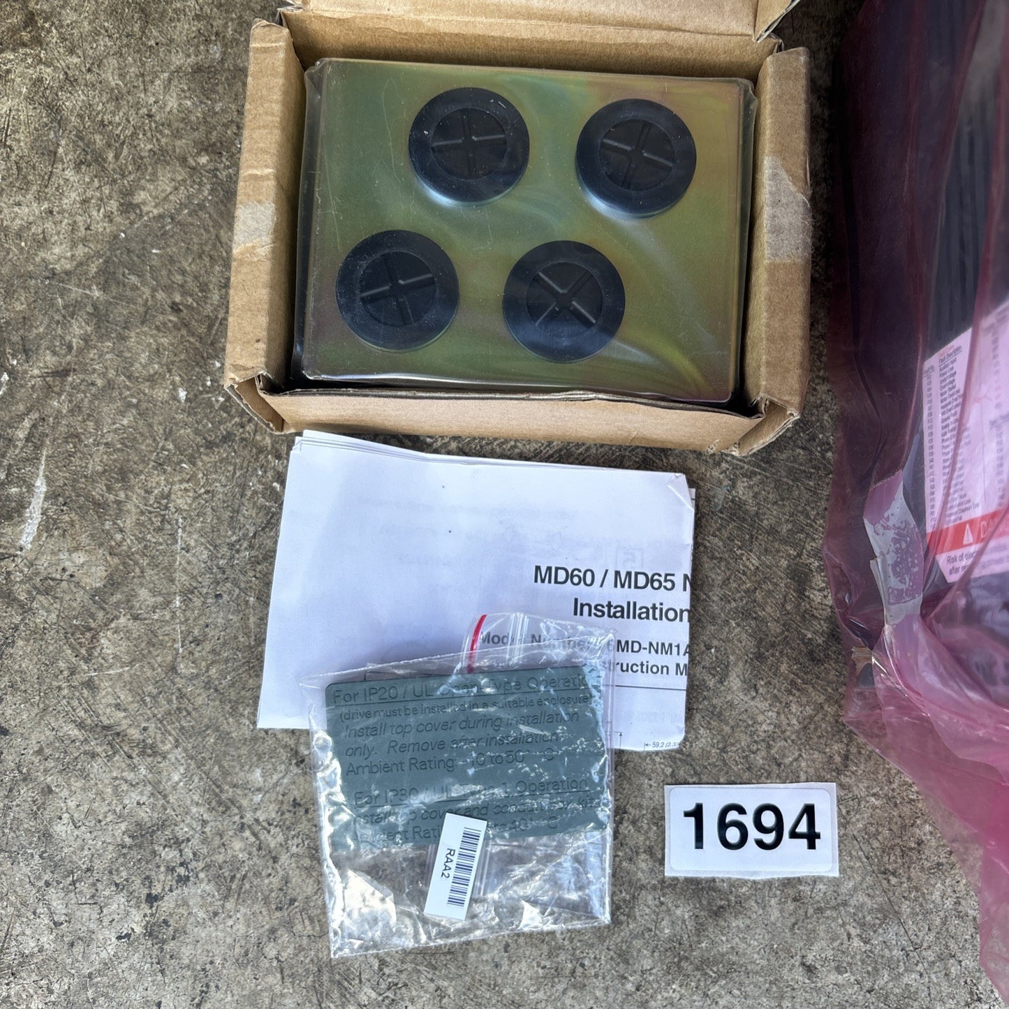 Reliance Electric MD65 AC DRIVE 6MB200P5 0.5HP 0.4kW 6MDBN 2P3102 NEW3
