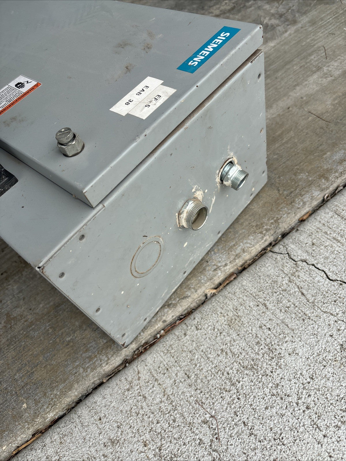 Siemens 18FSH92BF 480V Class 17/18 3 Phase Combination Magnetic Starter NEMA 19