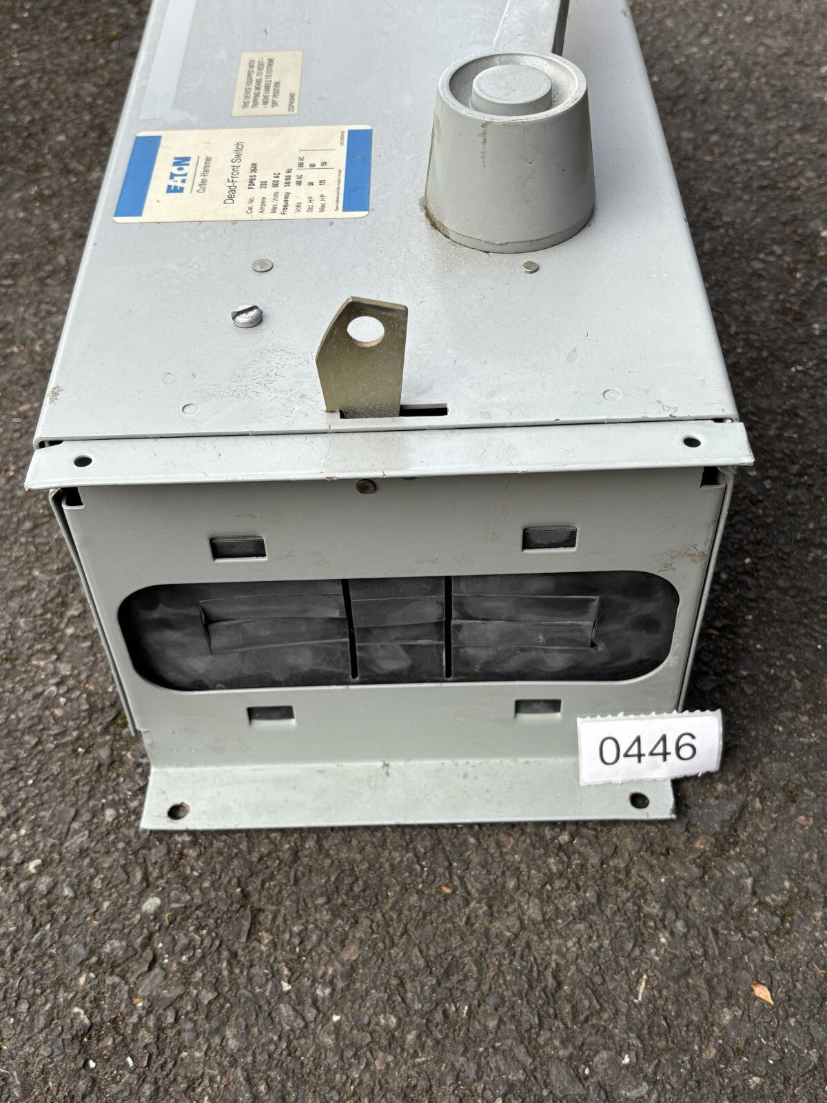 Eaton FDPBS364R Dead Front Switch 200 Amp 600 Vac5