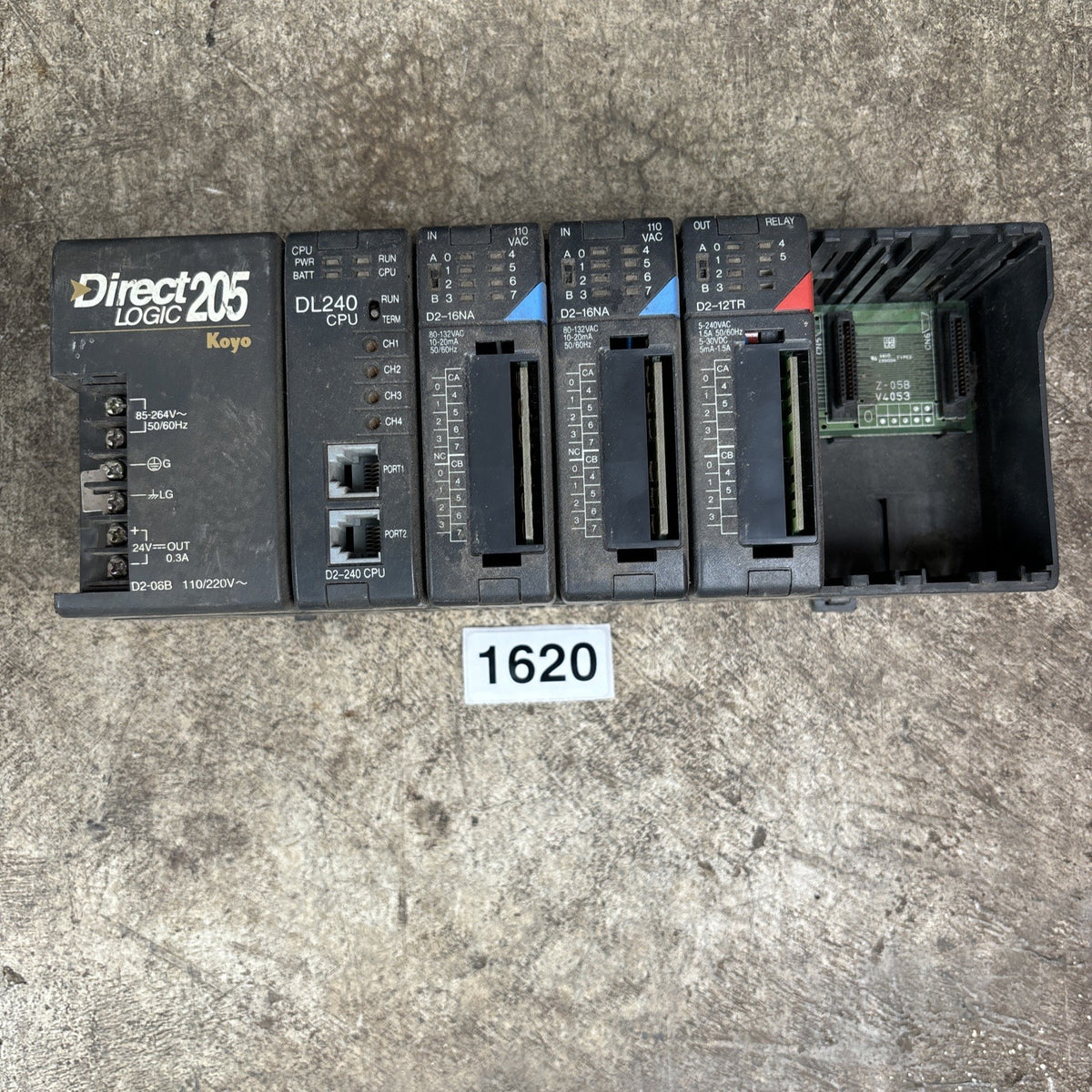 Koyo Automation Direct Logic 205 D2 06B PLC Rack Module Card Board With modules0