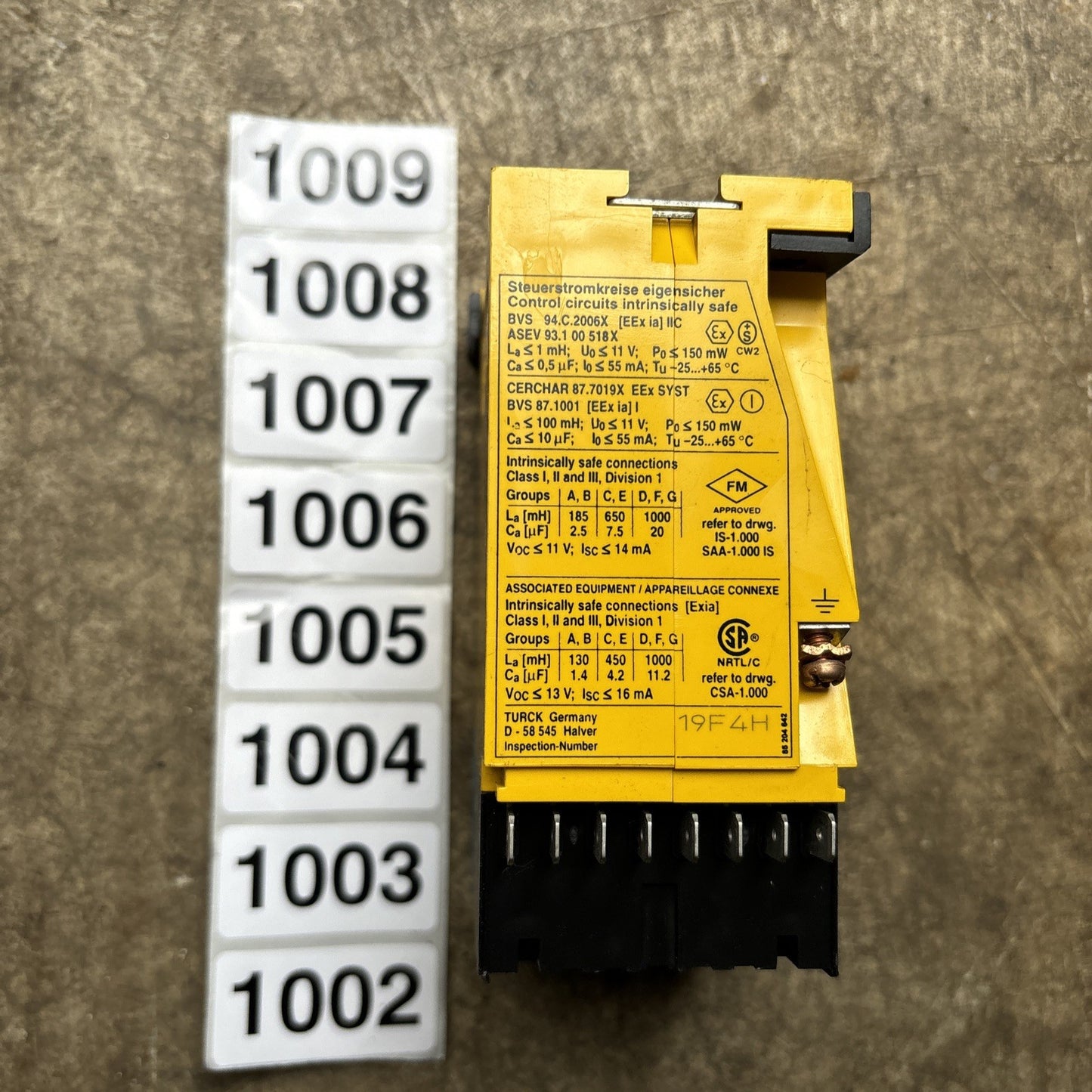 Turck MS13-22 Ex0-R Amplifier Relay , used2