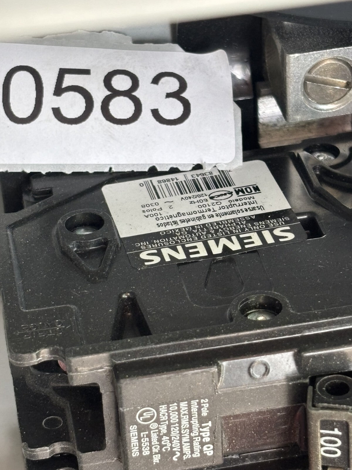 Siemens DTLNF213NR General Duty Stand By Power Panel 100 Amp4