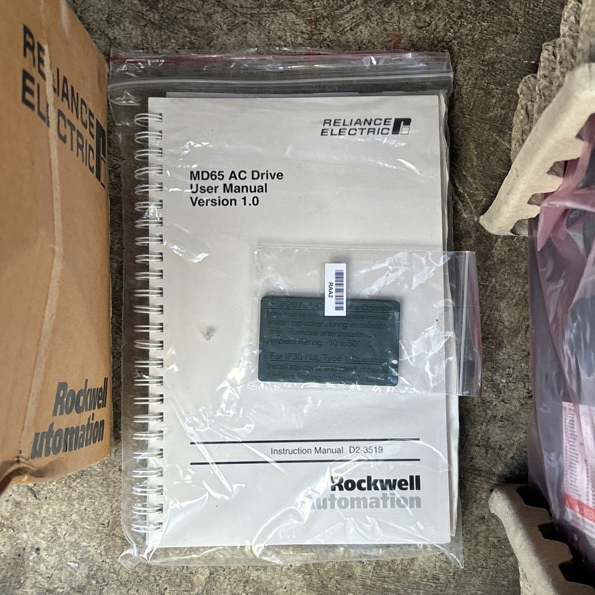 Reliance Electric MD65 AC DRIVE 6MB200P5 0.5HP 0.4kW 6MDBN 2P3102 NEW2