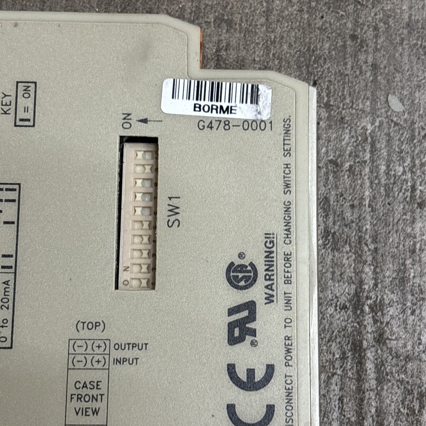 Action Instruments G478 Ultra Slimpak Signal Conditioner G478 00003
