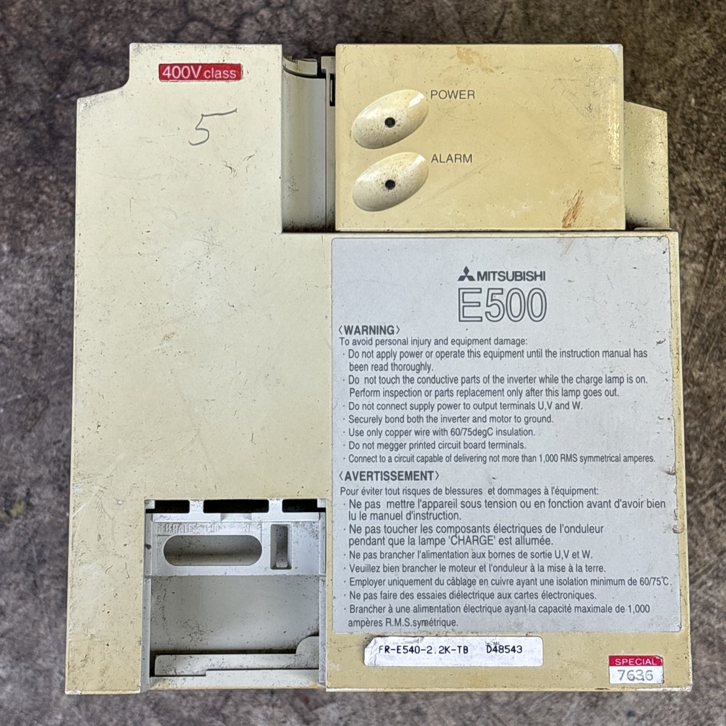 MITSUBISHI FR E540 2.2K TB / FRE54022KTB (USED)0