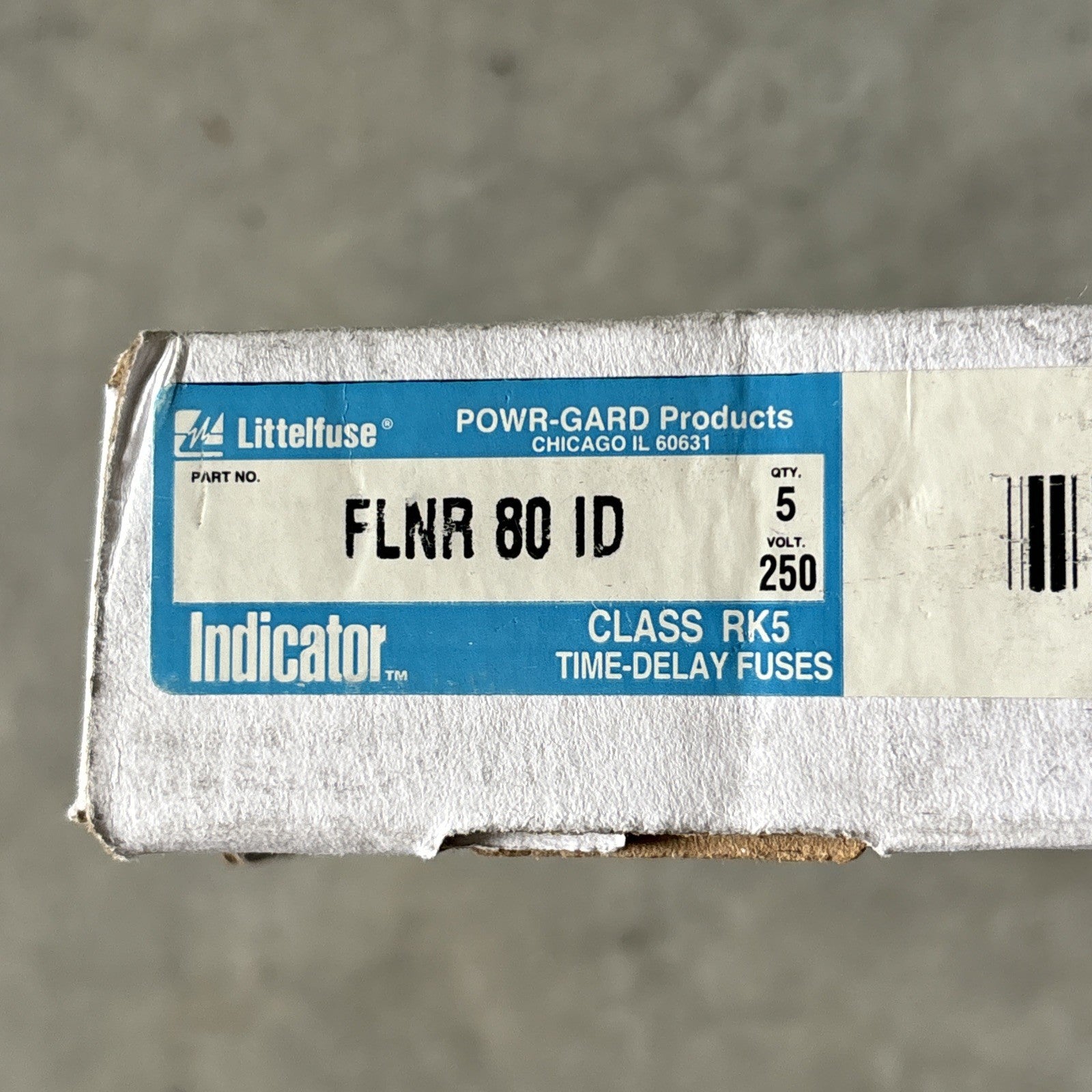 Littlefuse FLNR80ID Indicator 80 Amp 250V Fuse New Case Of 51