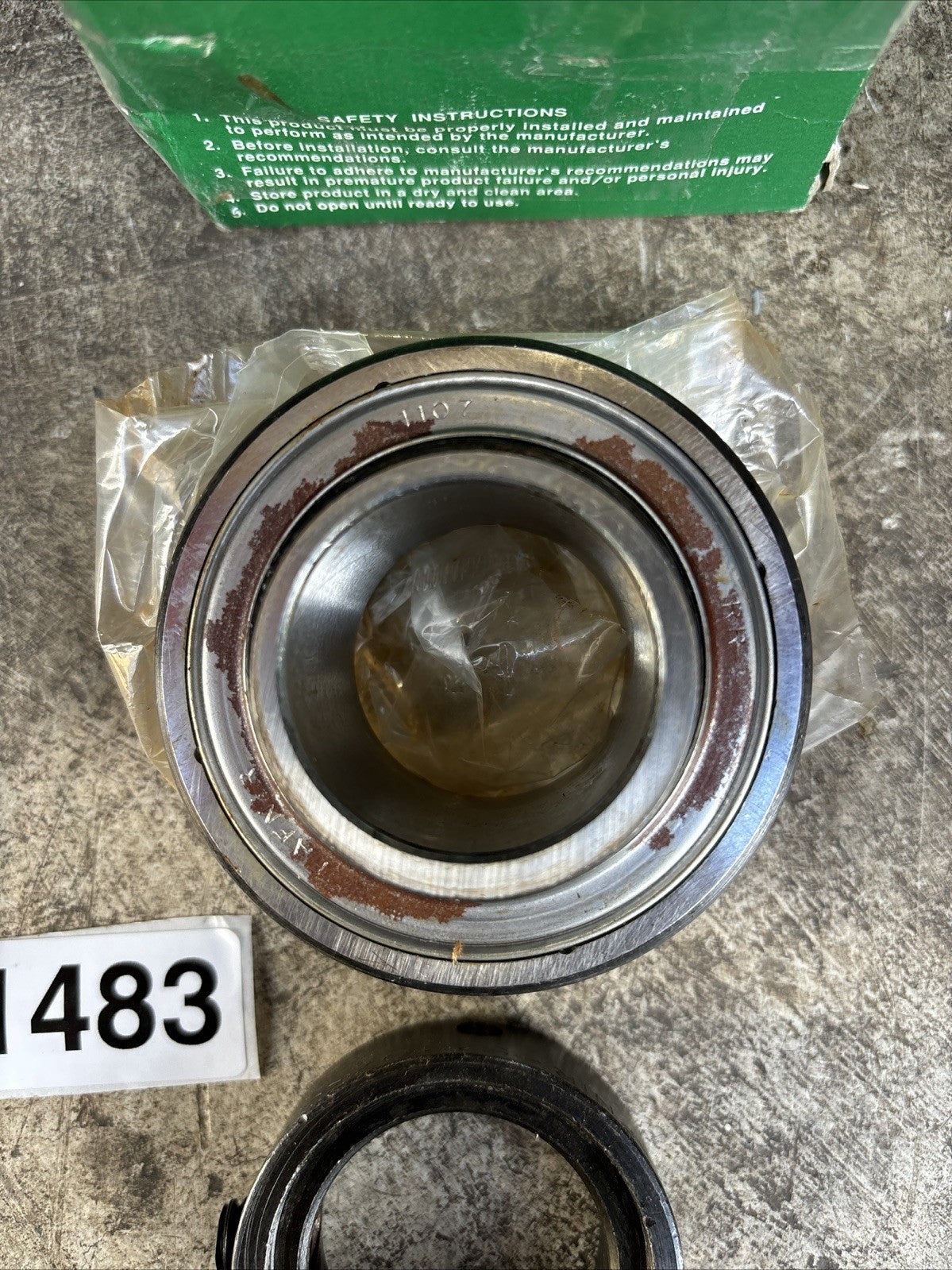 NEW Fafnir Ball Insert Bearing 1107KRR +Col New Old Stock2