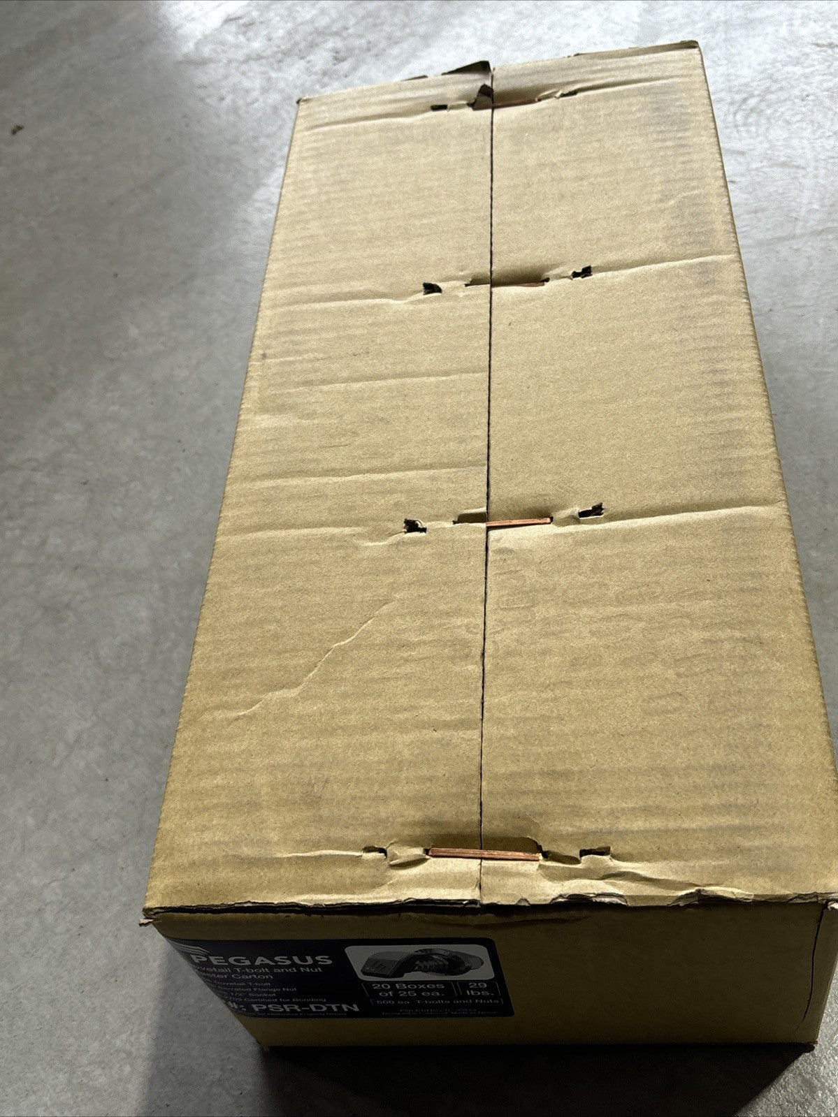 Pegasus PSR DTN SS Dovetail T Bolt And Flanged Nut 1/2 Socket (Box Of 500) 2